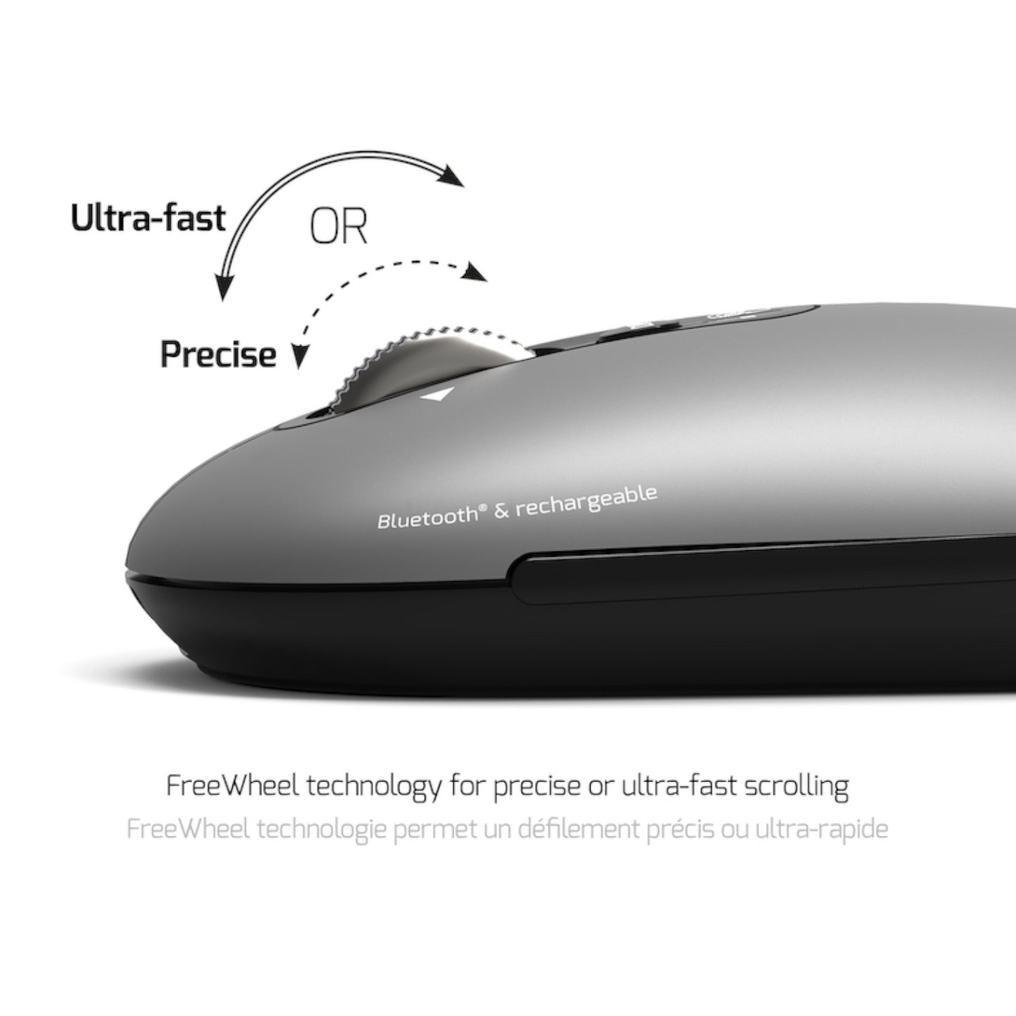 Port Connect PURE Bluetooth Rechargeable Mouse - alternate product view 5