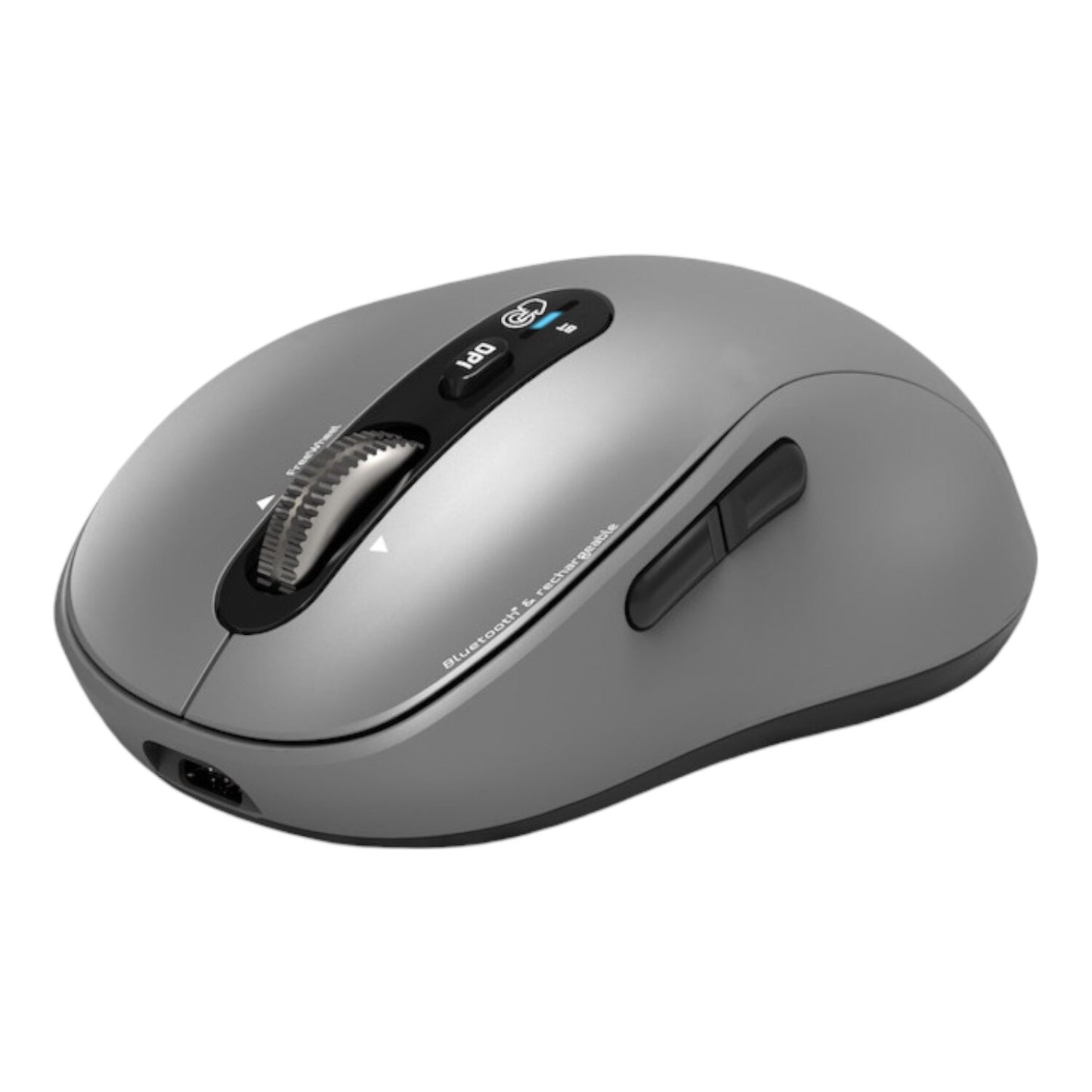 Port Connect Wireless Bluetooth Expert and Mac Mouse - Grey - alternate product view 4