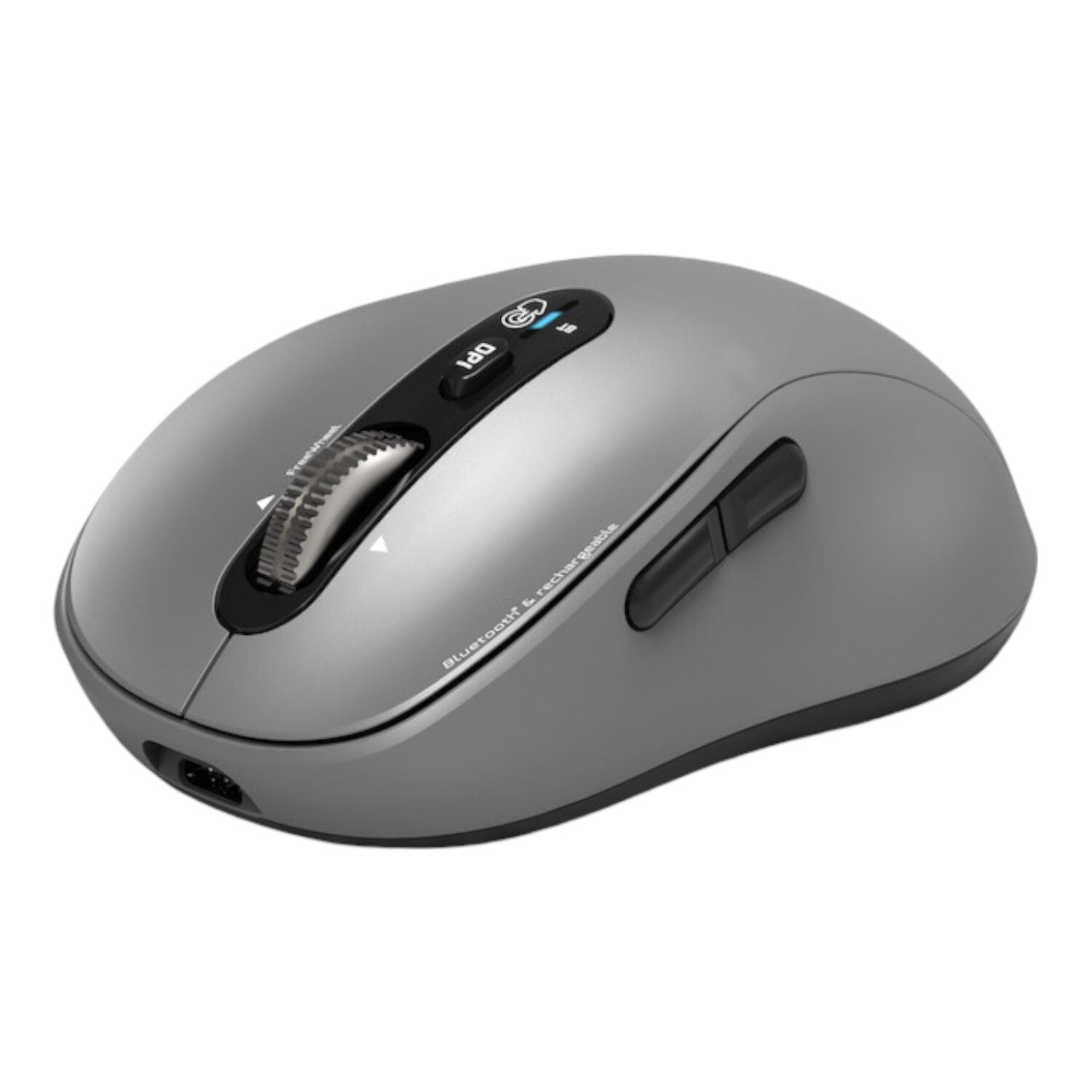 Port Connect Wireless Bluetooth Expert and Mac Mouse - Grey - alternate product view 4