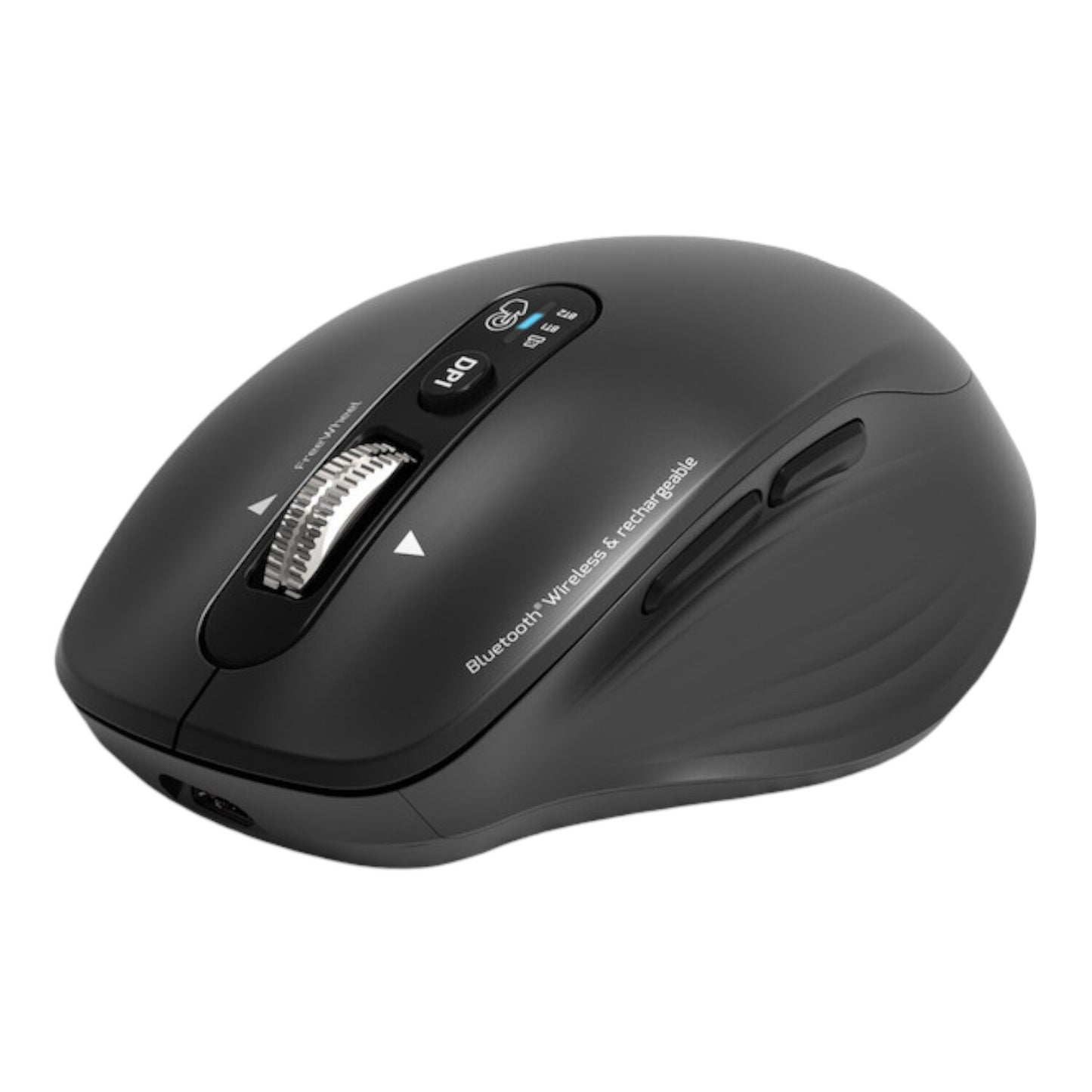 Port Connect Business 2.4GHz Rechargeable Bluetooth Wireless Mouse - Black - alternate product view 3