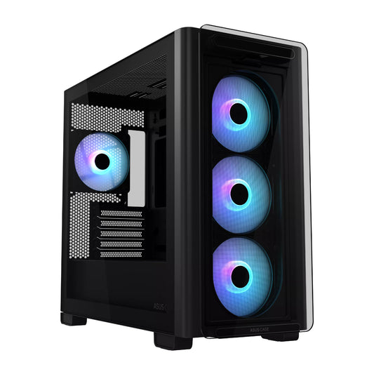 ASUS A23 PLUS ARGB Micro-ATX Gaming Chassis - Black