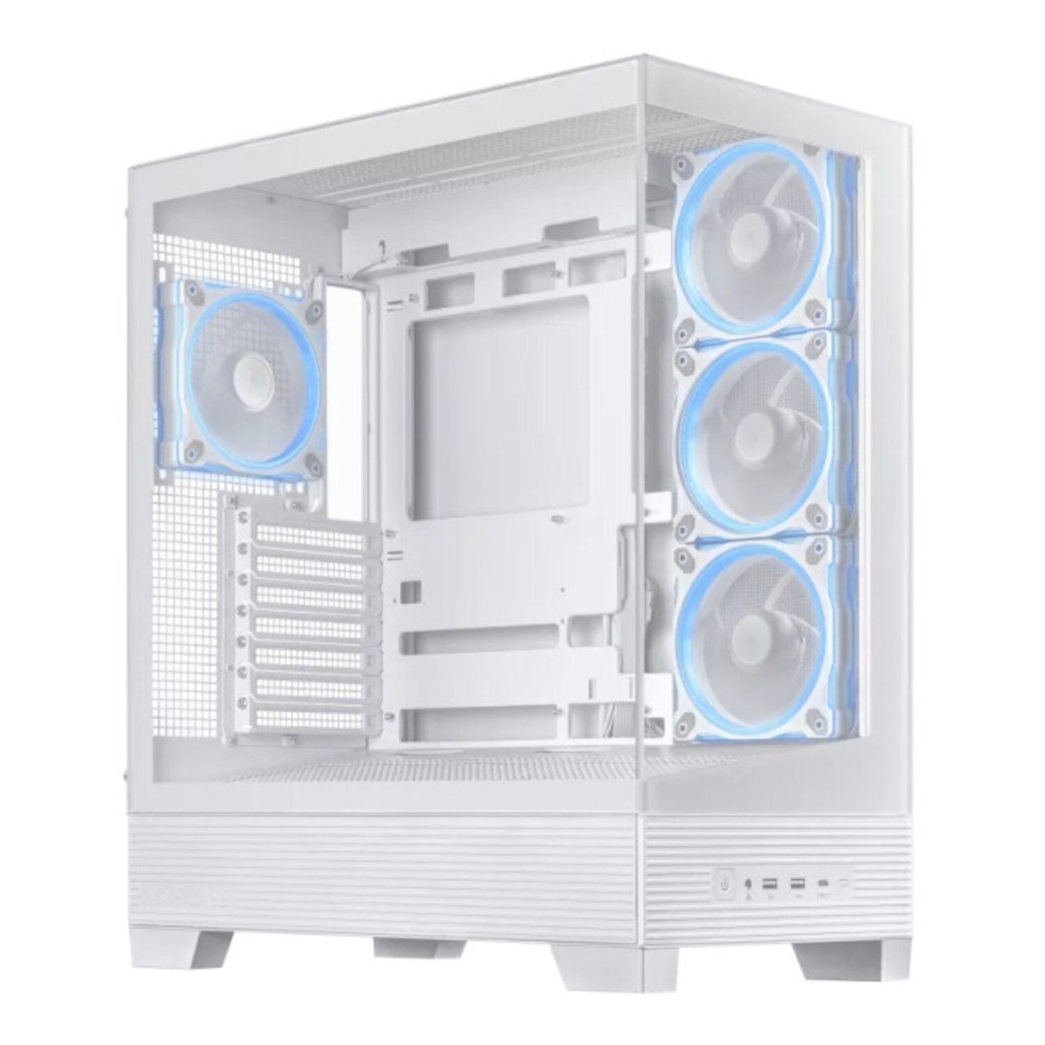 ASUS A31 PLUS Mid Tower ATX Chassis - White - alternate product view 2