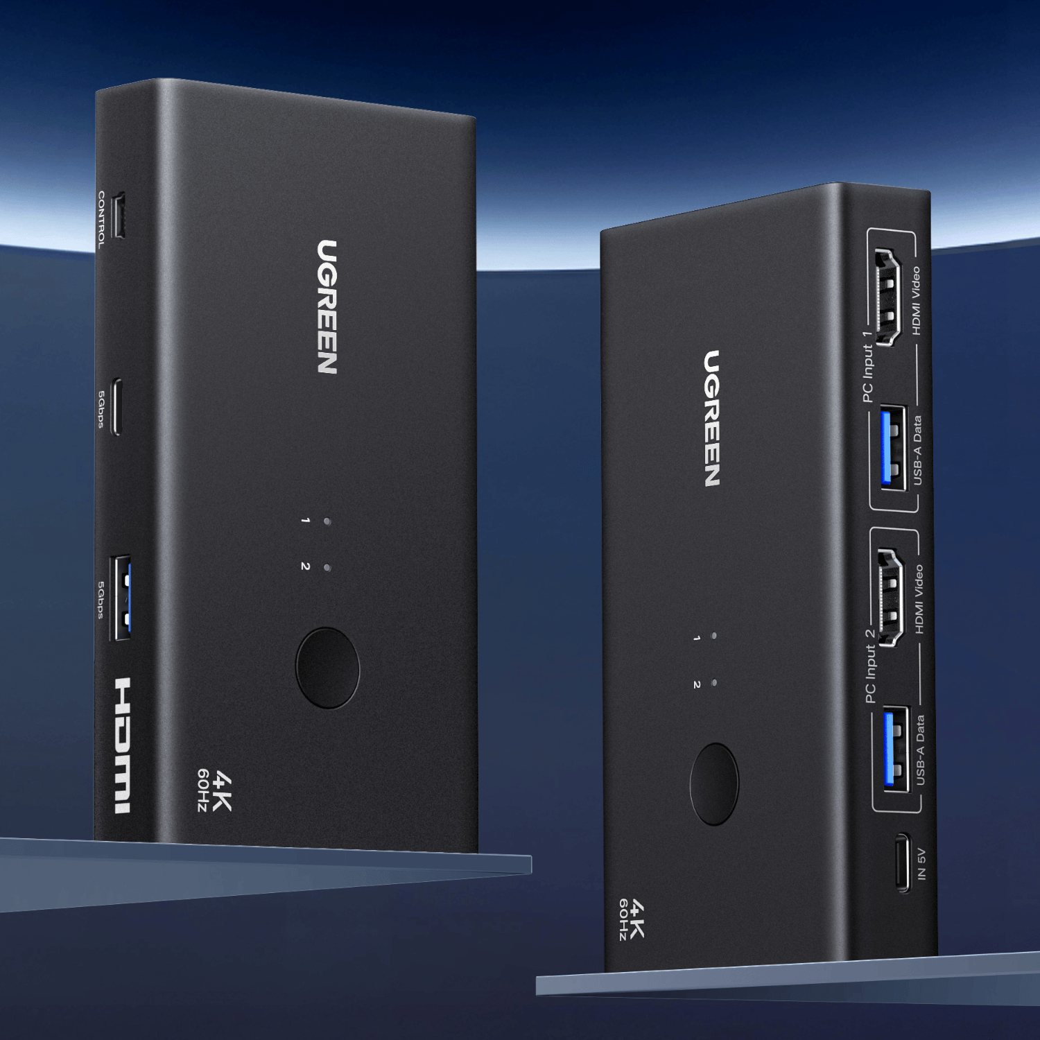 Ugreen HDMI 2.0 KVM Switch 2-In-1 Out - alternate product view 6