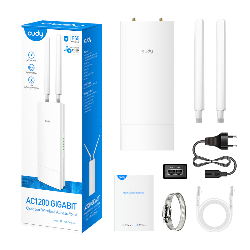 Cudy AC1200 Gigabit Dual Band Ceiling Access Point - Outdoor - alternate product view 6