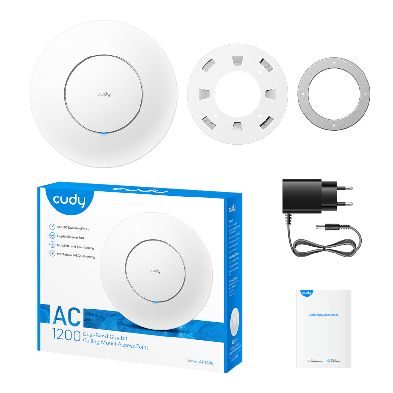 Cudy AC1200 Gigabit Dual Band Ceiling Access Point - alternate product view 6