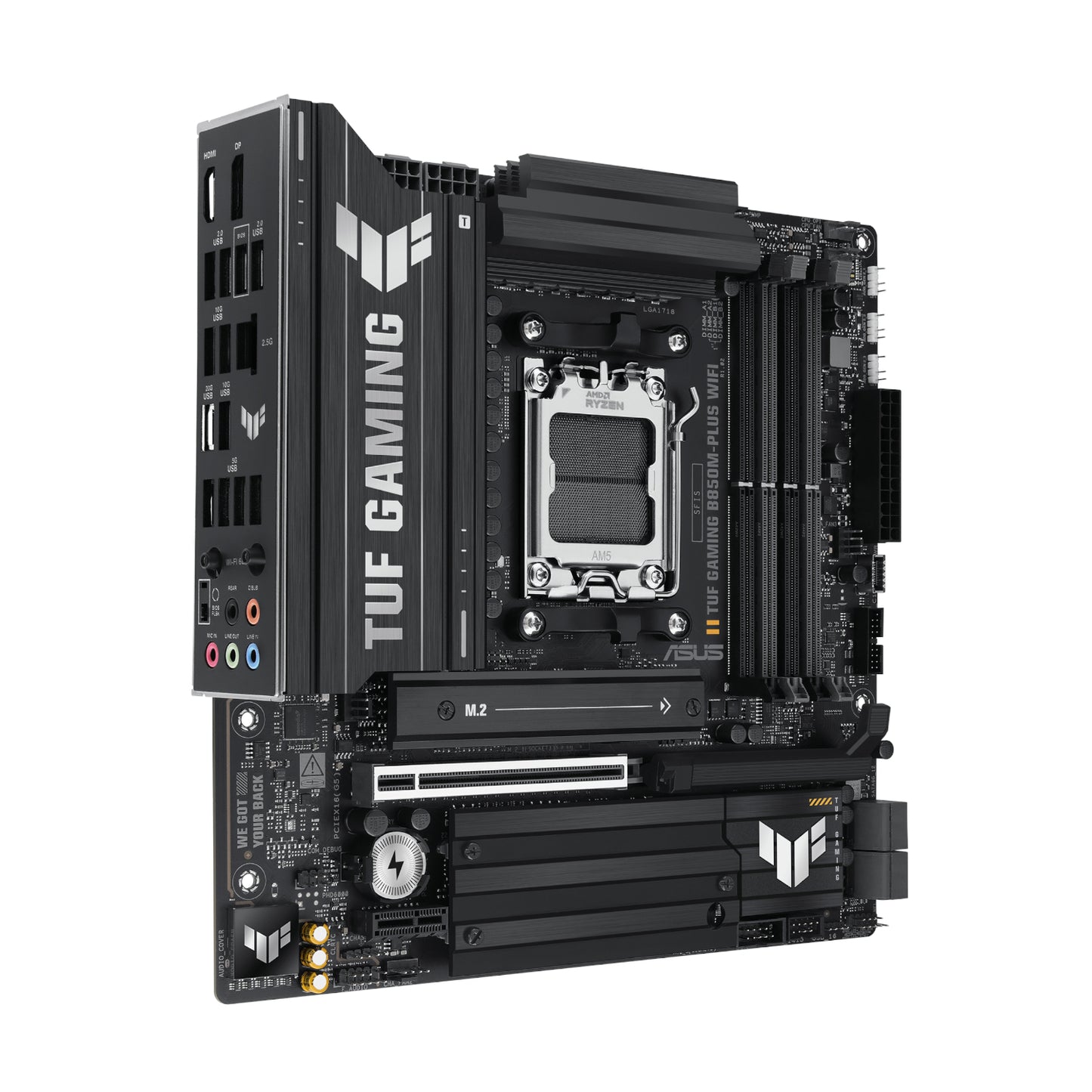 ASUS TUF Gaming B850M-PLUS WIFI and Asus Prime LC 240 ARGB Liquid CPU Cooler Bundle - alternate product view 3
