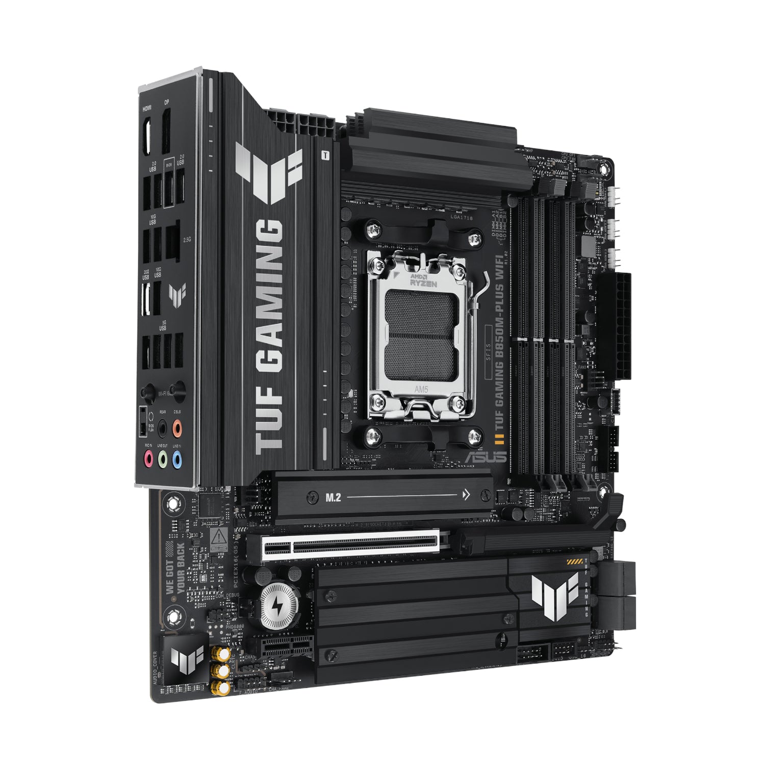 ASUS TUF Gaming B850M-PLUS WIFI and Asus Prime LC 240 ARGB Liquid CPU Cooler Bundle - alternate product view 3
