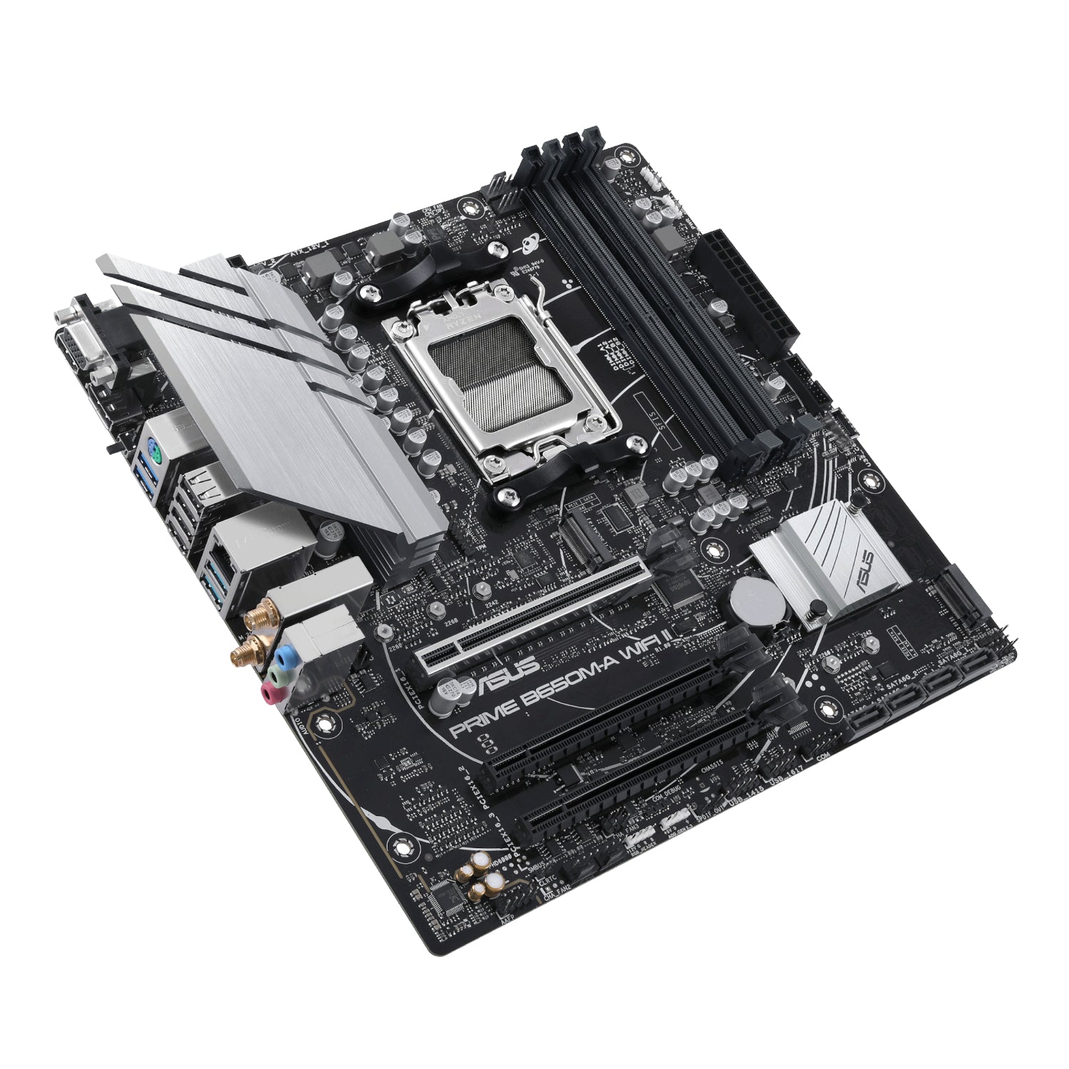 ASUS PRIME B650M-A WIFI II M-ATX Gaming Motherboard - alternate product view 4