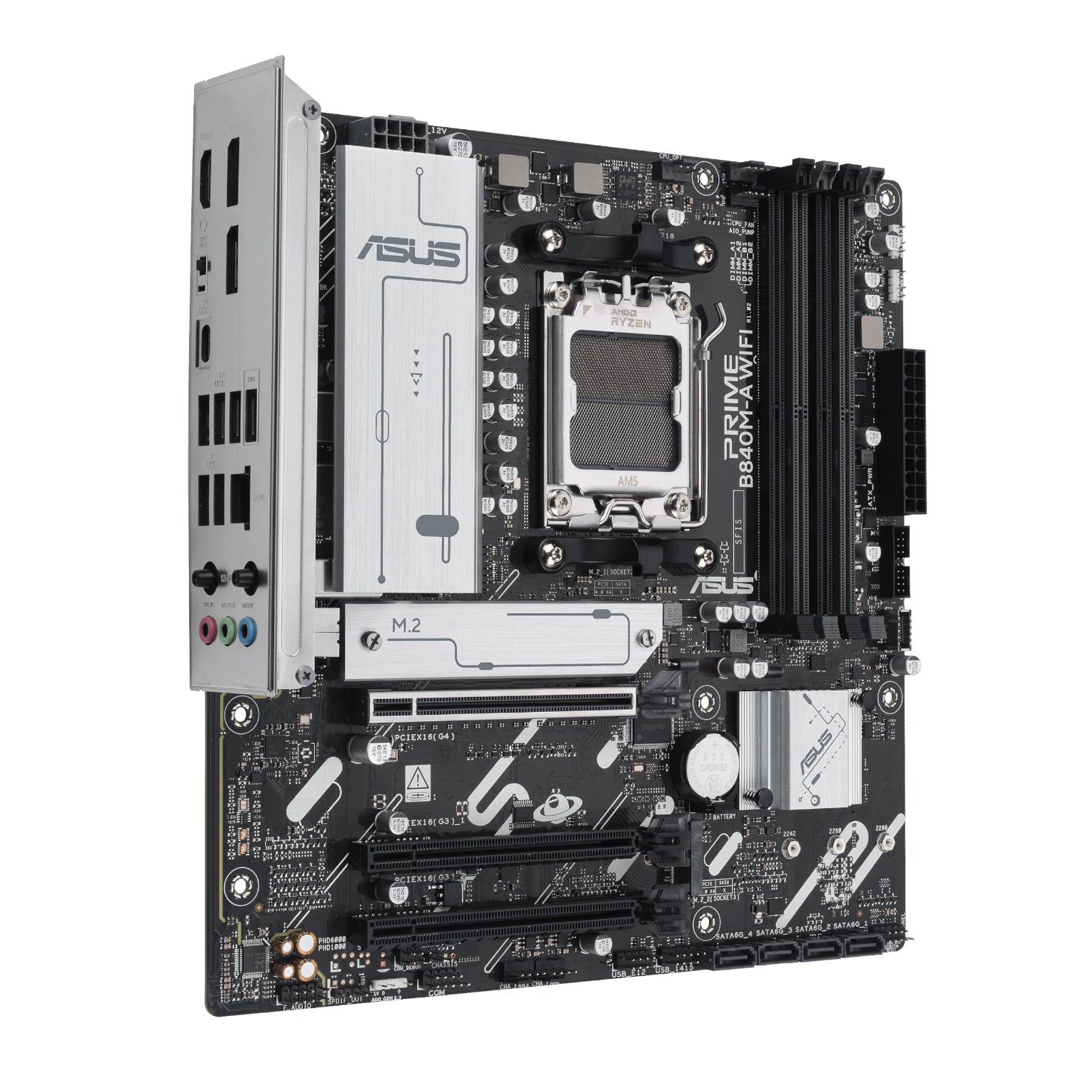 ASUS PRIME B840M-A WIFI M-ATX Gaming Motherboard - alternate product view 3