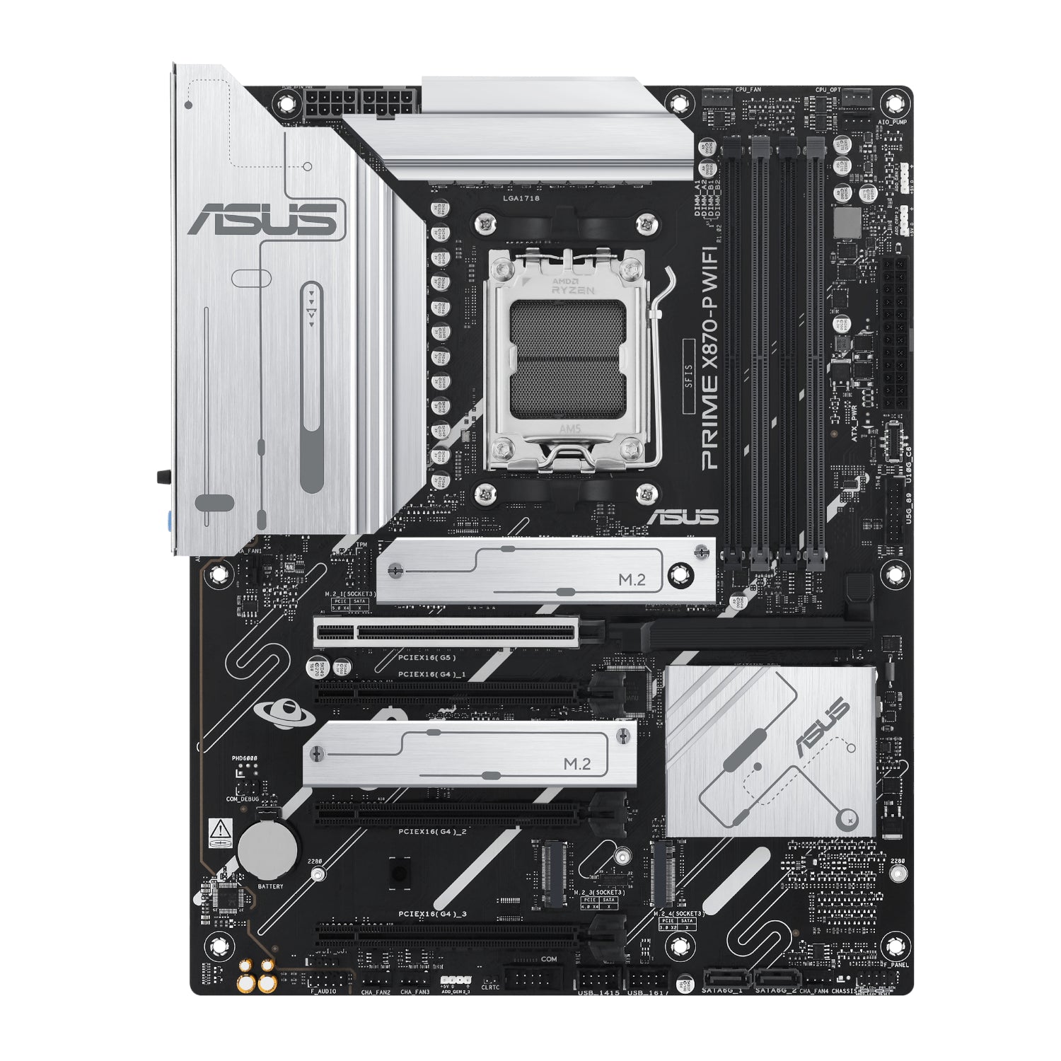 ASUS PRIME X870-P WIFI ATX Gaming Motherboard - alternate product view 2
