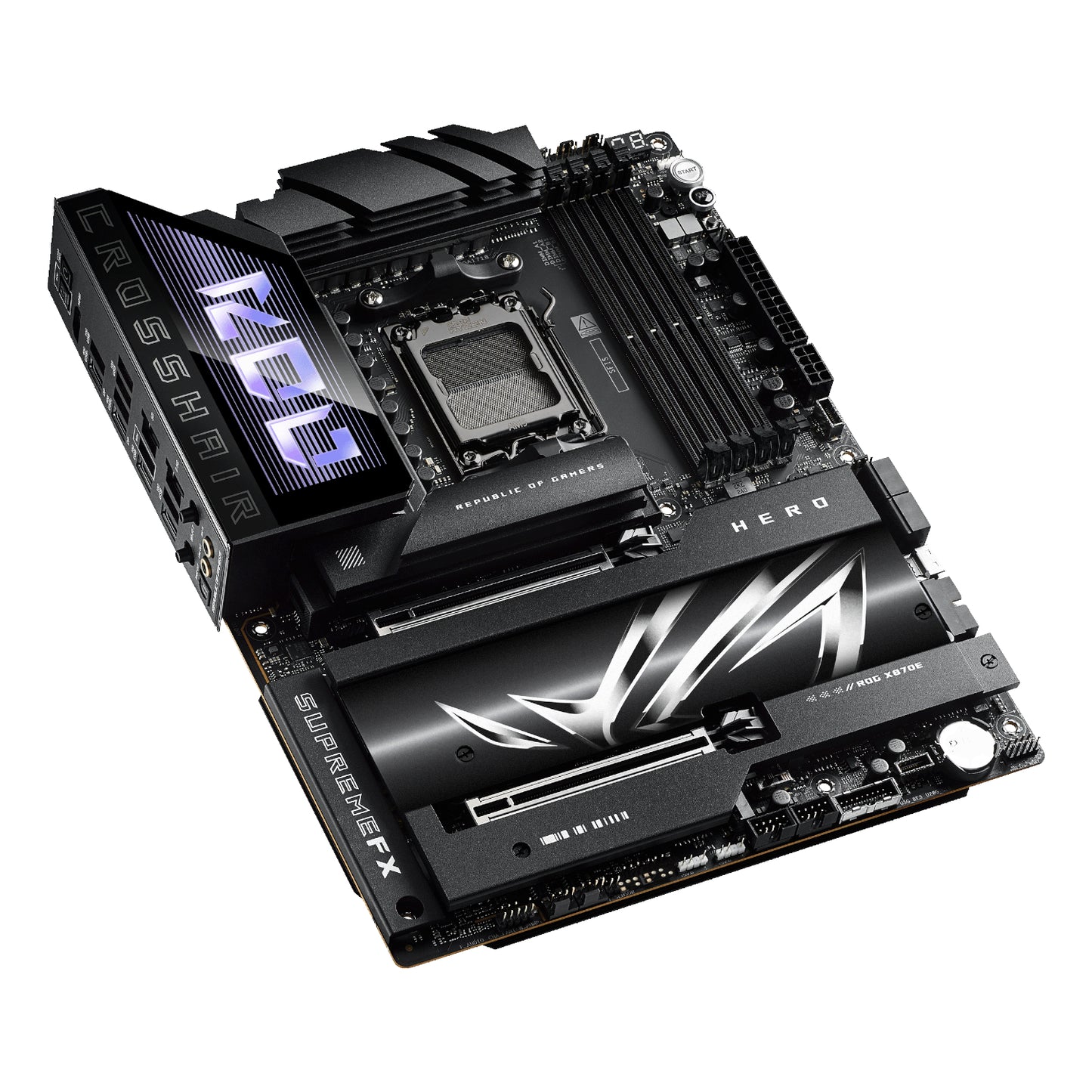 ASUS ROG Crosshair X870E HERO ATX Gaming Motherboard - alternate product view 4