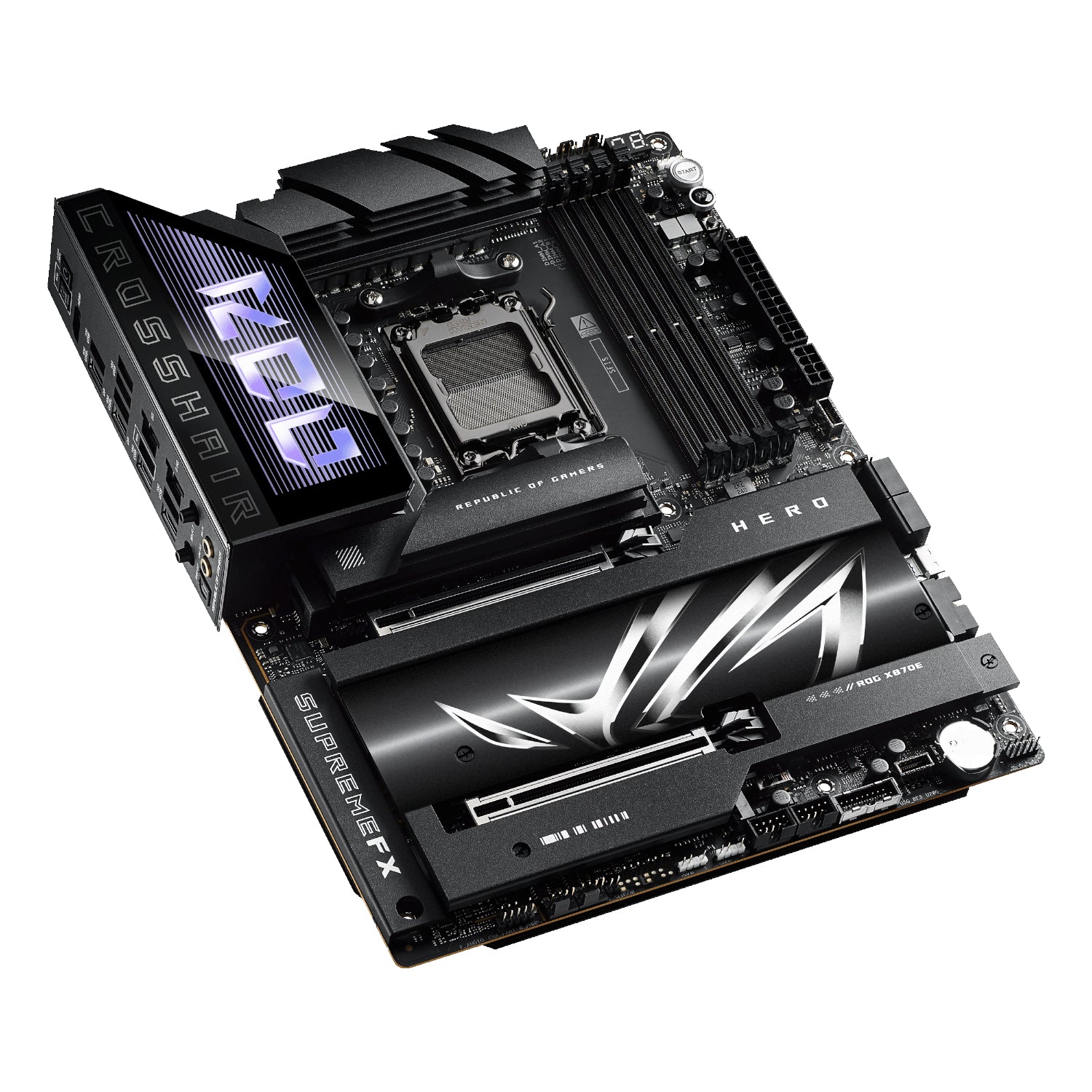 ASUS ROG Crosshair X870E HERO ATX Gaming Motherboard - alternate product view 4
