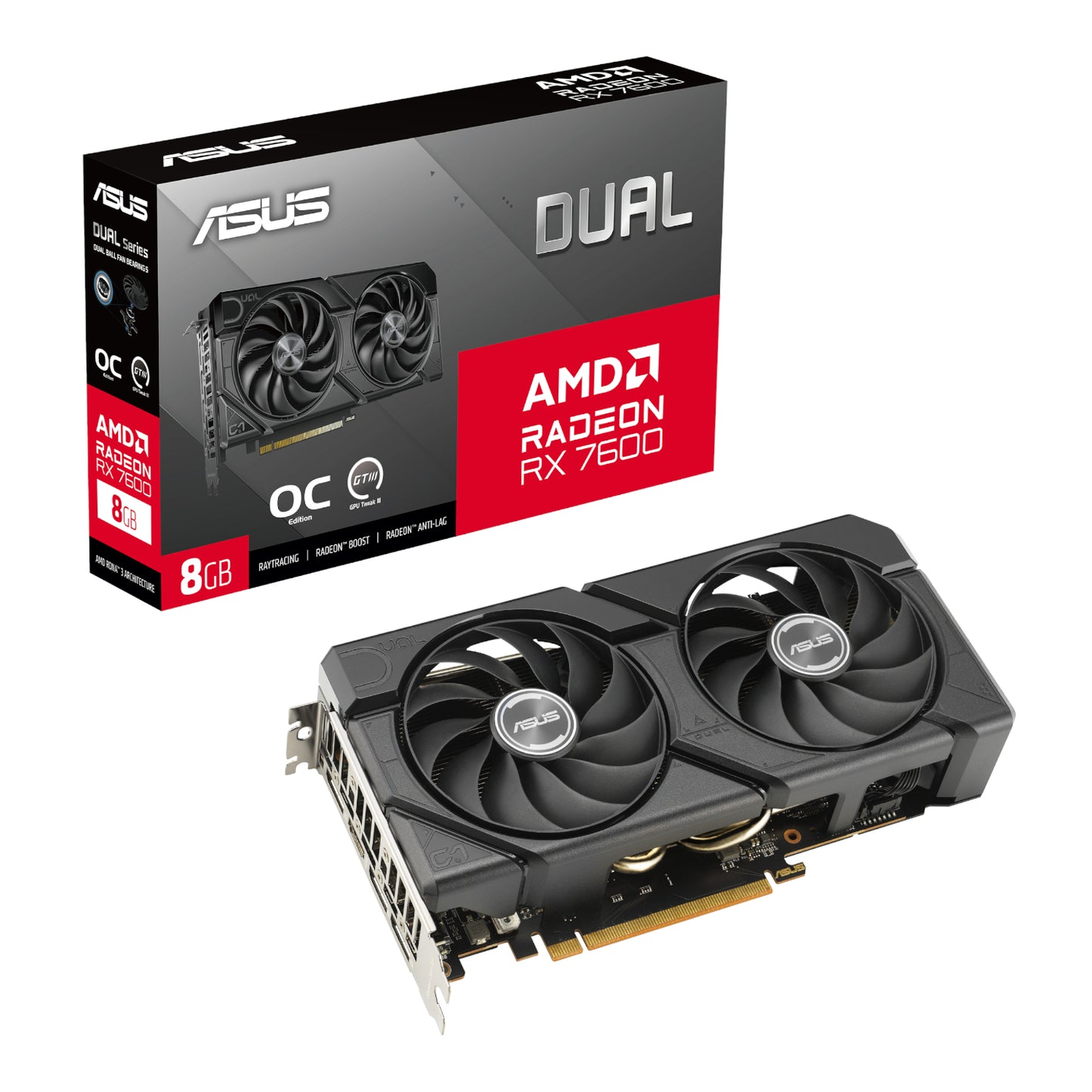 ASUS UWM 2 Gaming Chassis/Graphics Card/Power Supply Combo (A31 PLUS - RX 7600 - PRIME 750W) - alternate product view 4