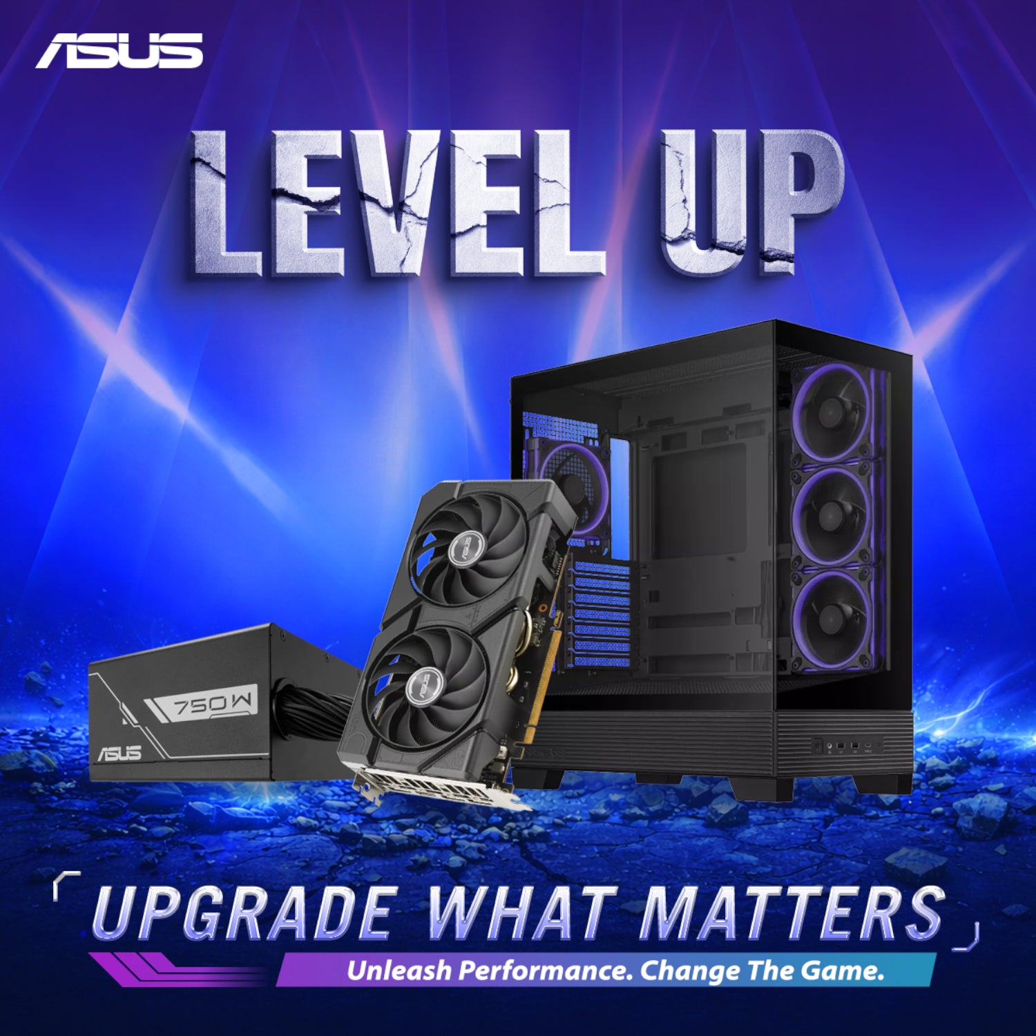 ASUS UWM 2 Gaming Chassis/Graphics Card/Power Supply Combo (A31 PLUS - RX 7600 - PRIME 750W) - alternate product view 7