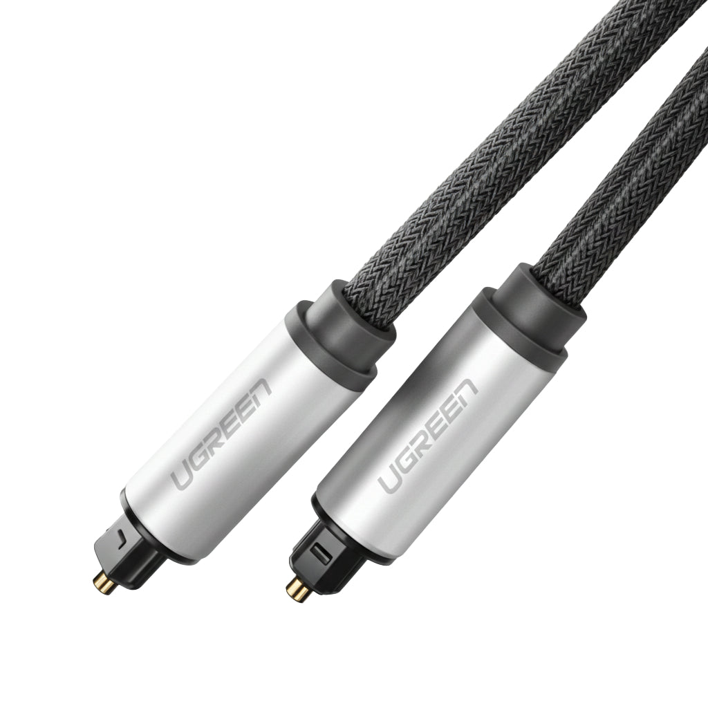 Ugreen AV108 Male to Male Toslink Optical Audio Cable 2m–Grey - alternate product view 2