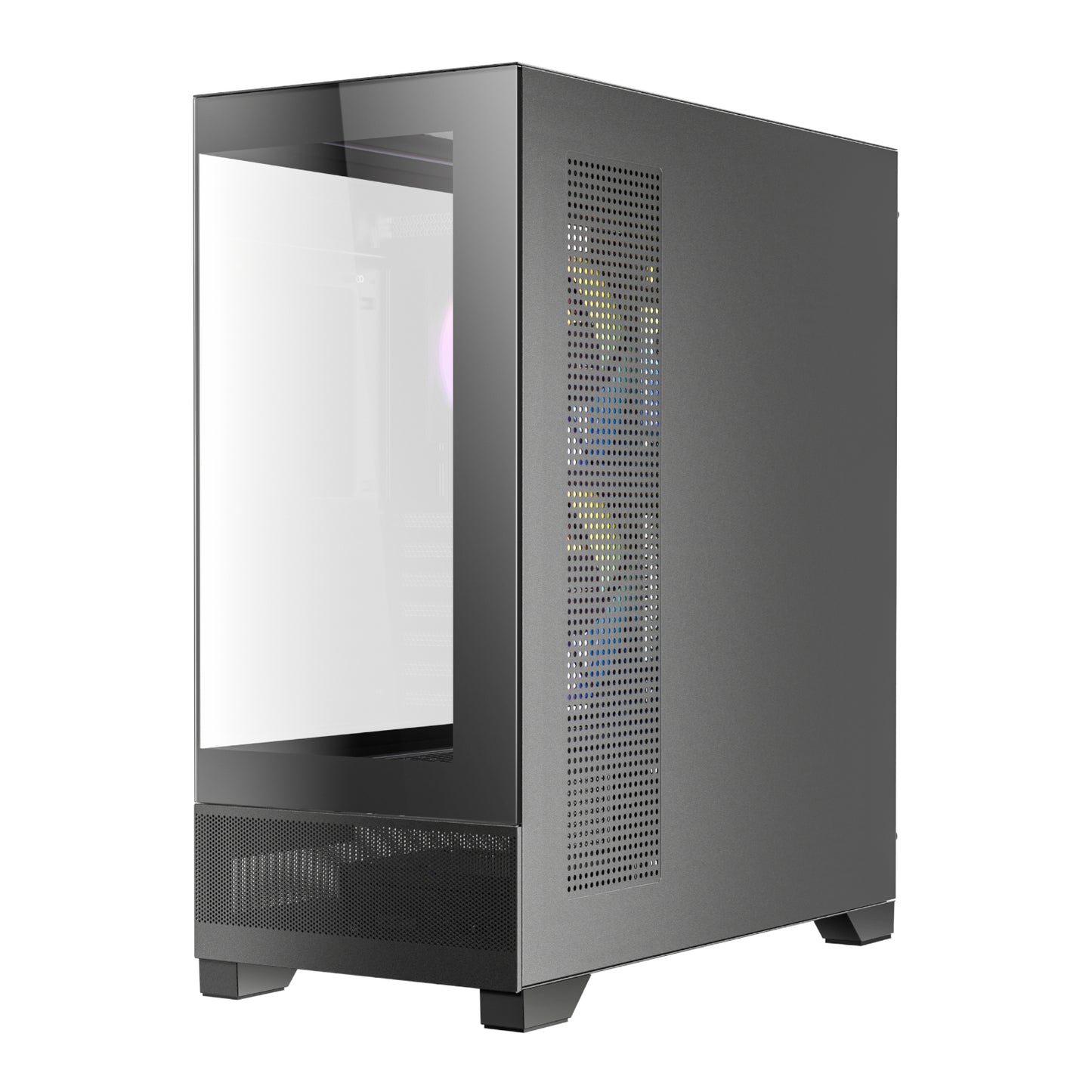 Antec CX700 ARGB ATX - Micro-ATX - ITX ARGB Mid-Tower Gaming Chassis - Black - alternate product view 3