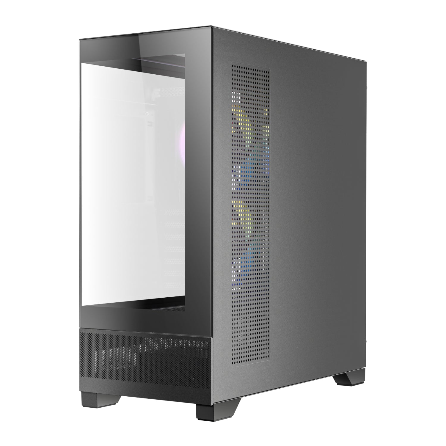 Antec CX700 ARGB ATX - Micro-ATX - ITX ARGB Mid-Tower Gaming Chassis - Black - alternate product view 3