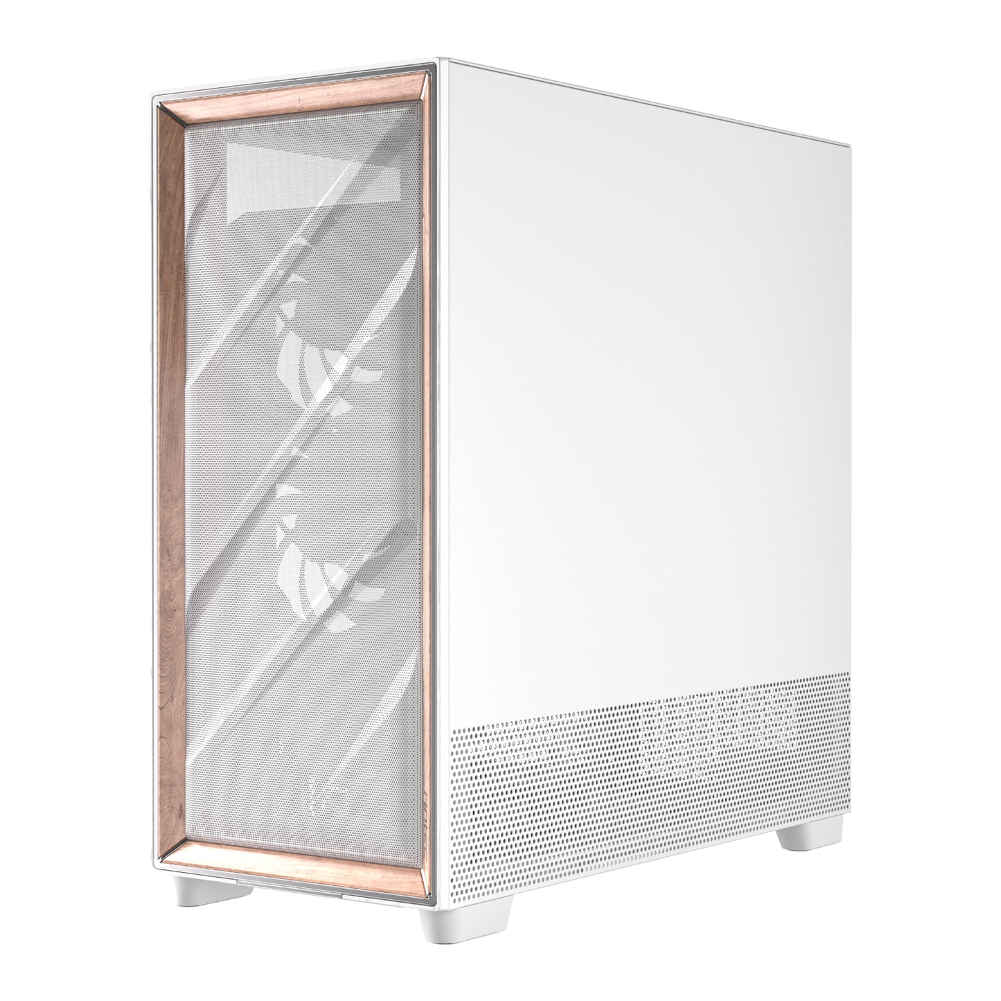 Antec FLUX PRO E-ATX Full Tower Gaming Chassis – White - alternate product view 3