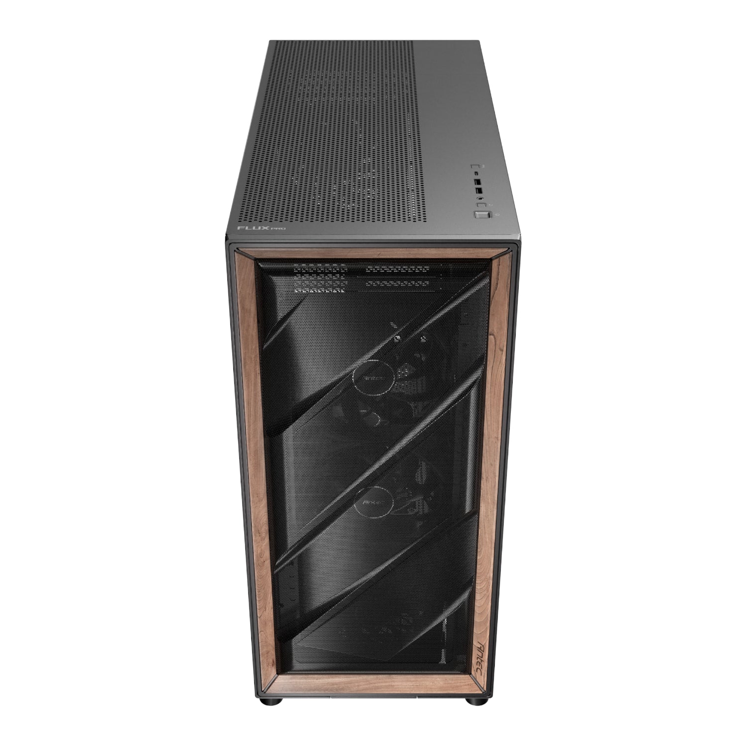 Antec FLUX PRO E-ATX Full Tower Gaming Chassis – Black - alternate product view 4