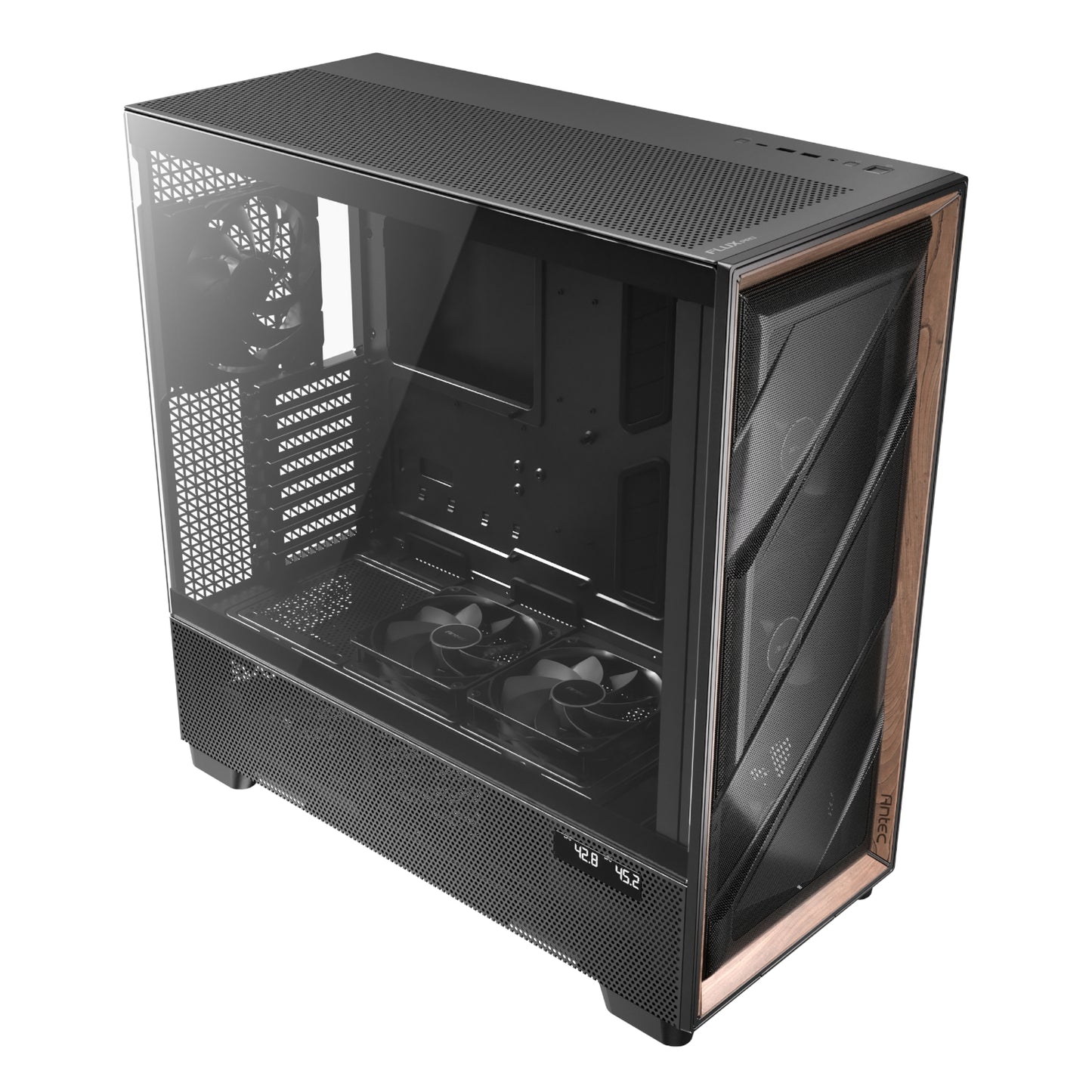 Antec FLUX PRO E-ATX Full Tower Gaming Chassis – Black - alternate product view 5