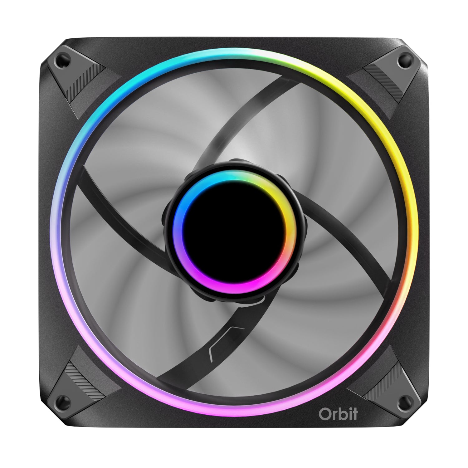 Antec ORBIT PWM 120mm ARGB Fan 3 Pack - Black - alternate product view 2