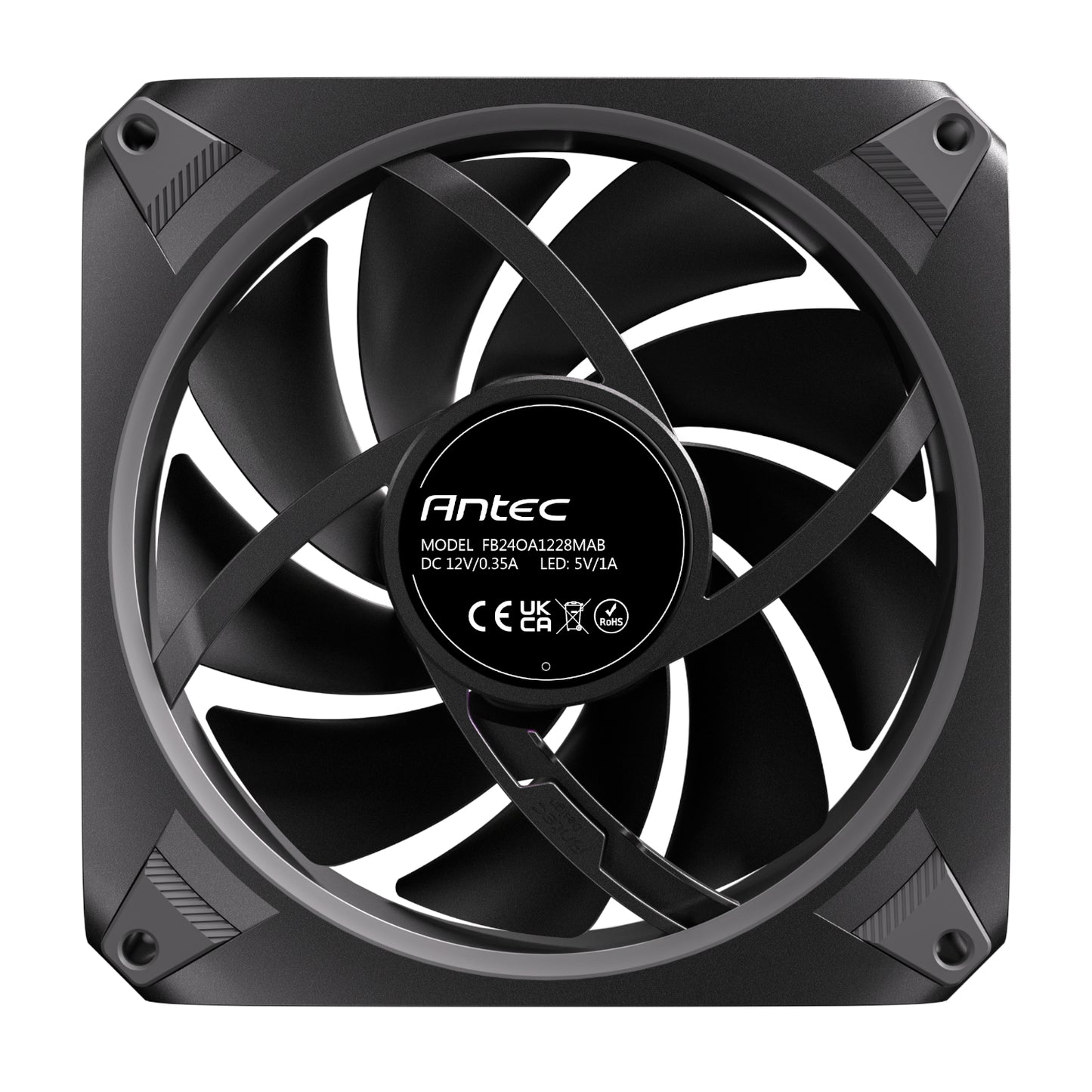 Antec ORBIT PWM 120mm ARGB Fan 3 Pack - Black - alternate product view 4