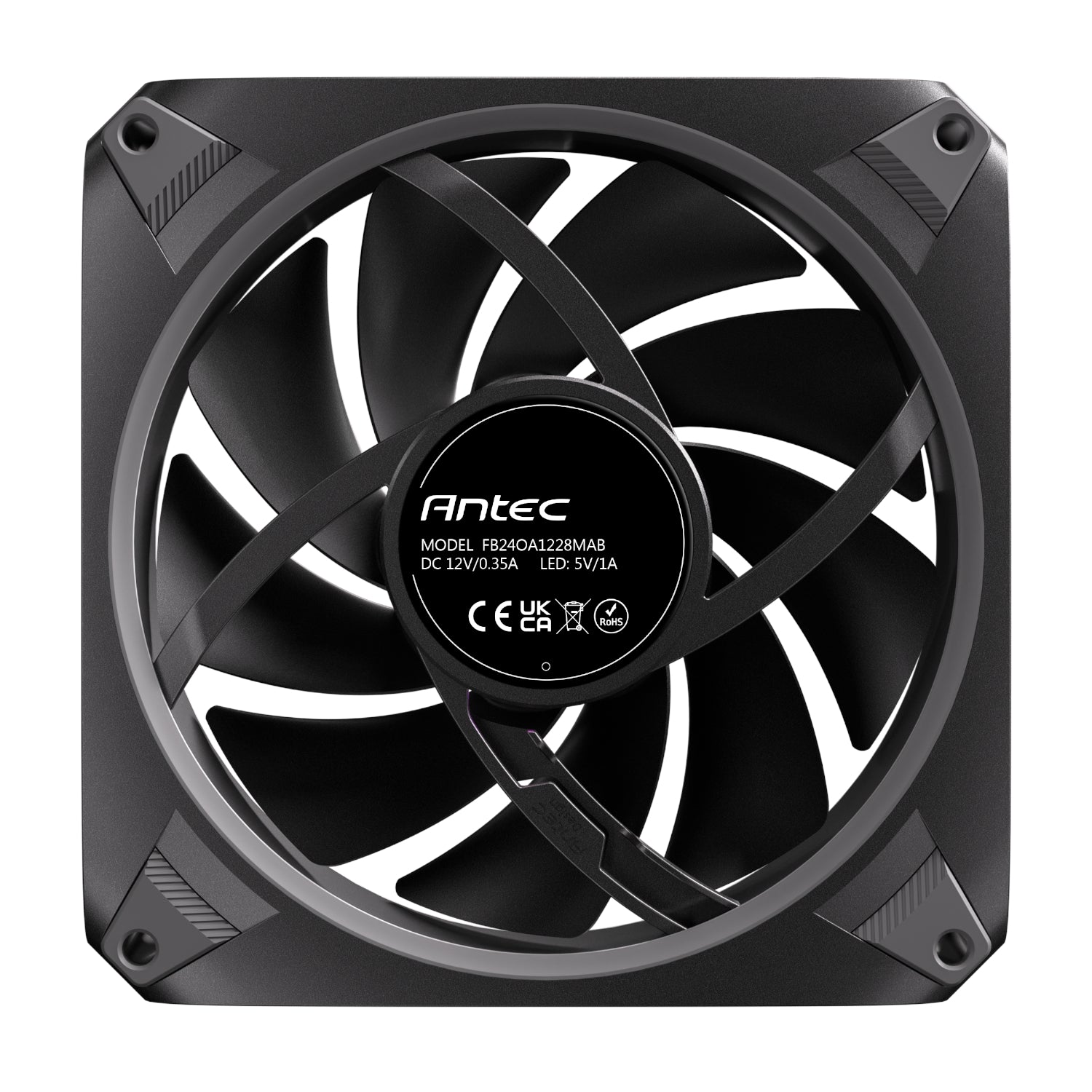 Antec ORBIT PWM 120mm ARGB Fan 3 Pack - Black - alternate product view 4