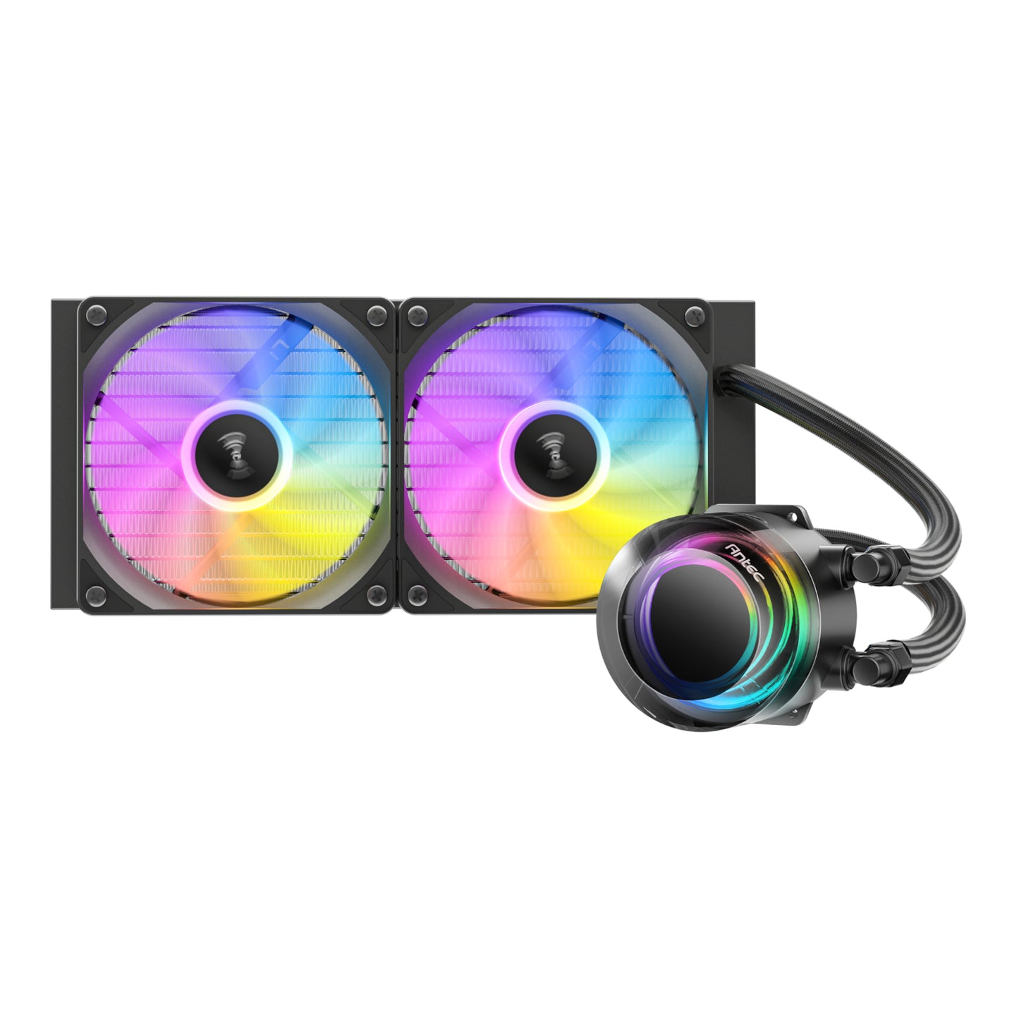 Antec VORTEX LUM 240 ARGB AIO CPU Liquid Cooler – Black - alternate product view 2