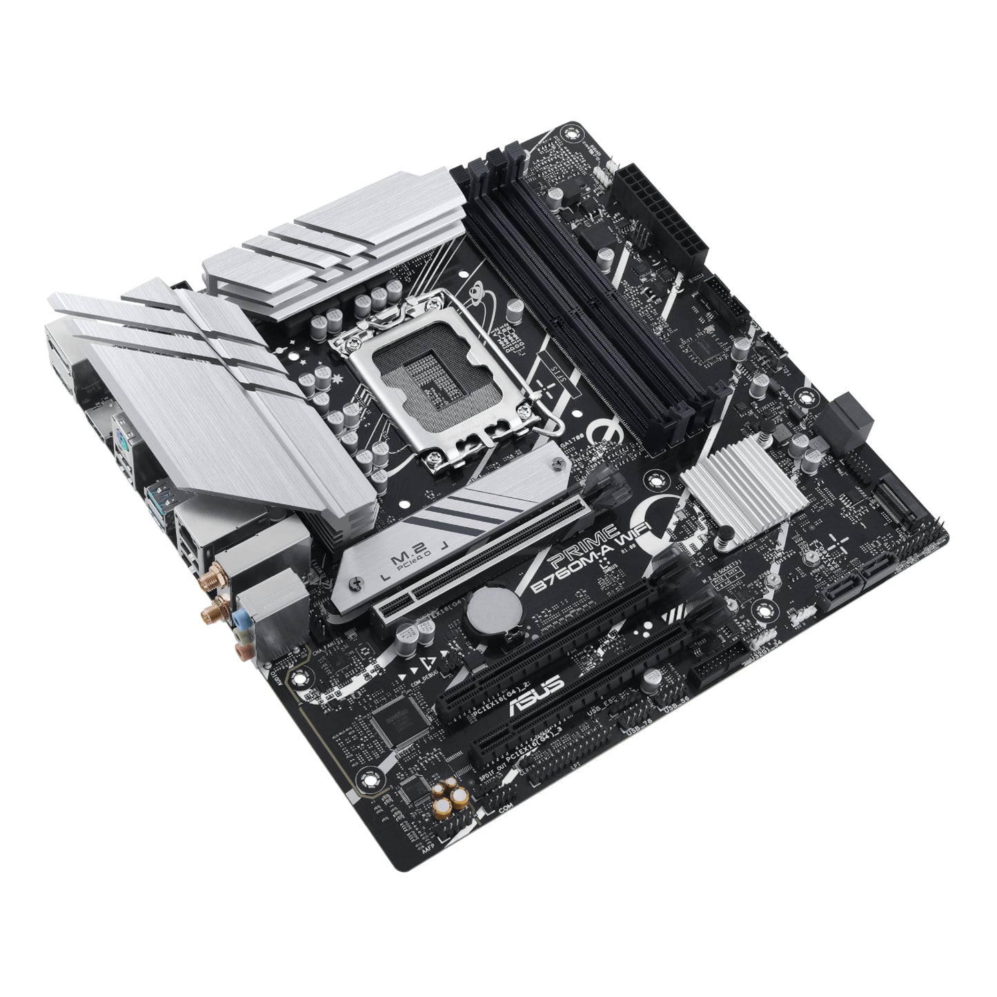 ASUS PRIME B760M-A WIFI Intel LGA1700 M-ATX Motherboard - alternate product view 4
