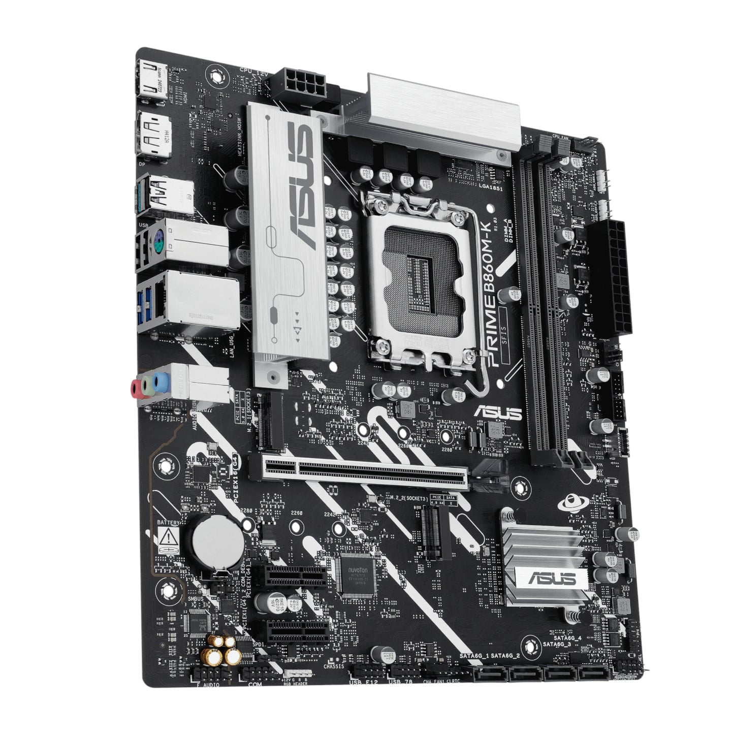 ASUS PRIME B860M-K Intel LGA1851 M-ATX Motherboard - alternate product view 4