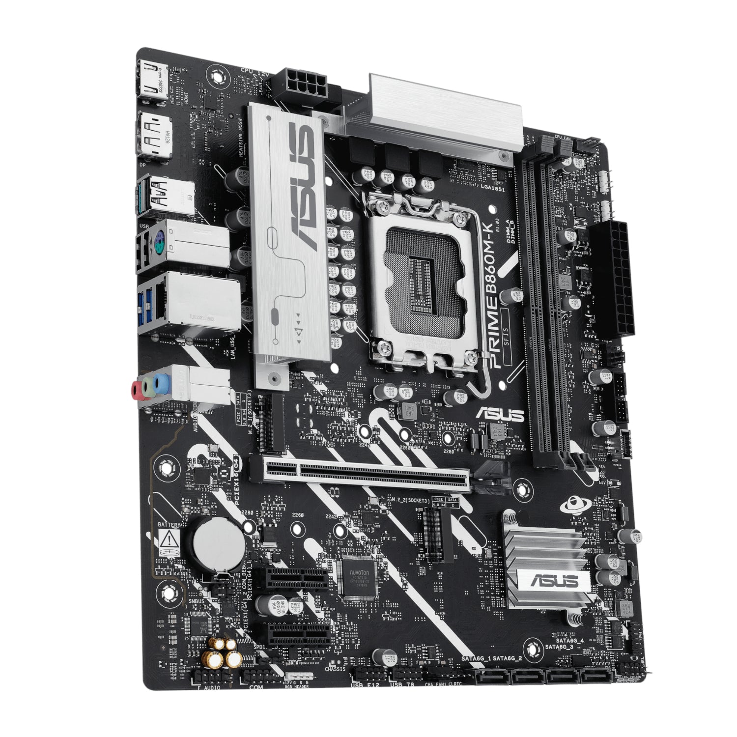 ASUS PRIME B860M-K Intel LGA1851 M-ATX Motherboard - alternate product view 4