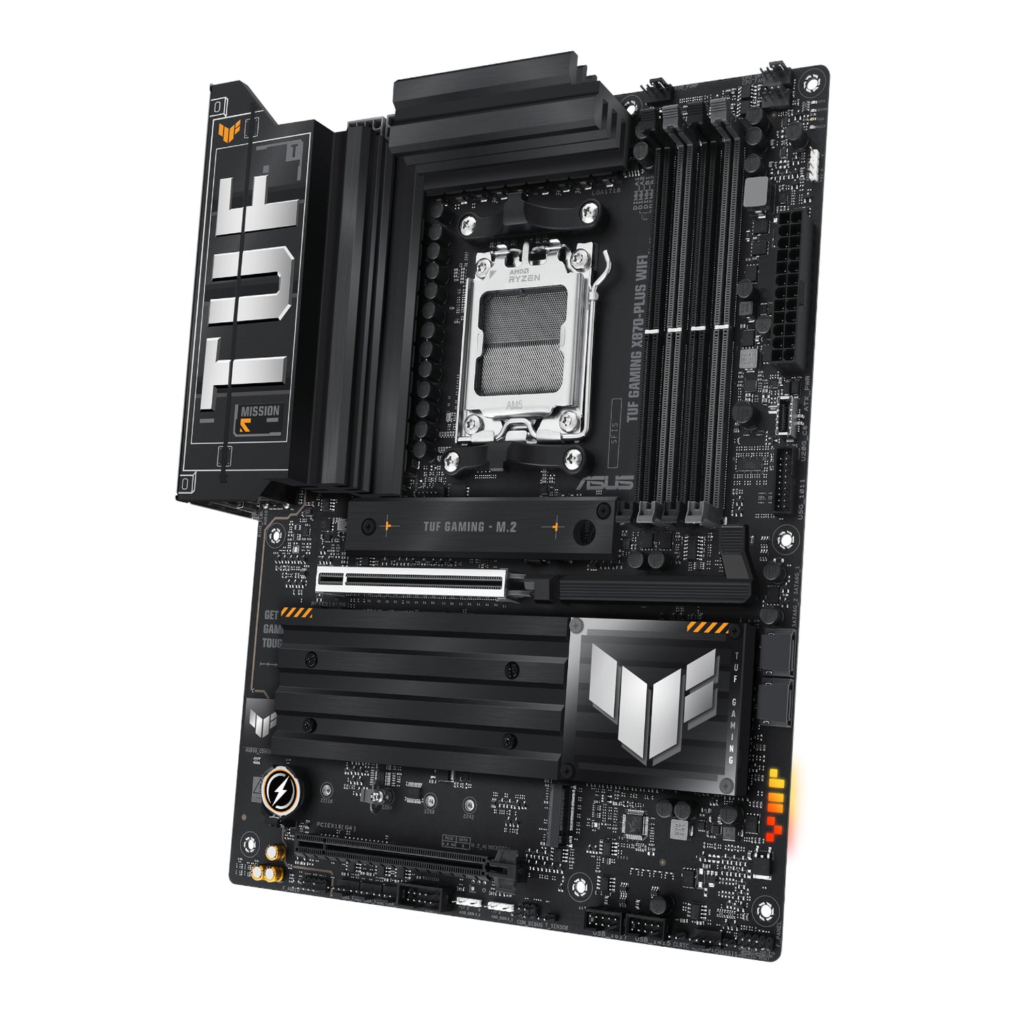 ASUS TUF Gaming X870-PLUS WIFI AMD AM5 ATX Gaming Motherboard - alternate product view 3