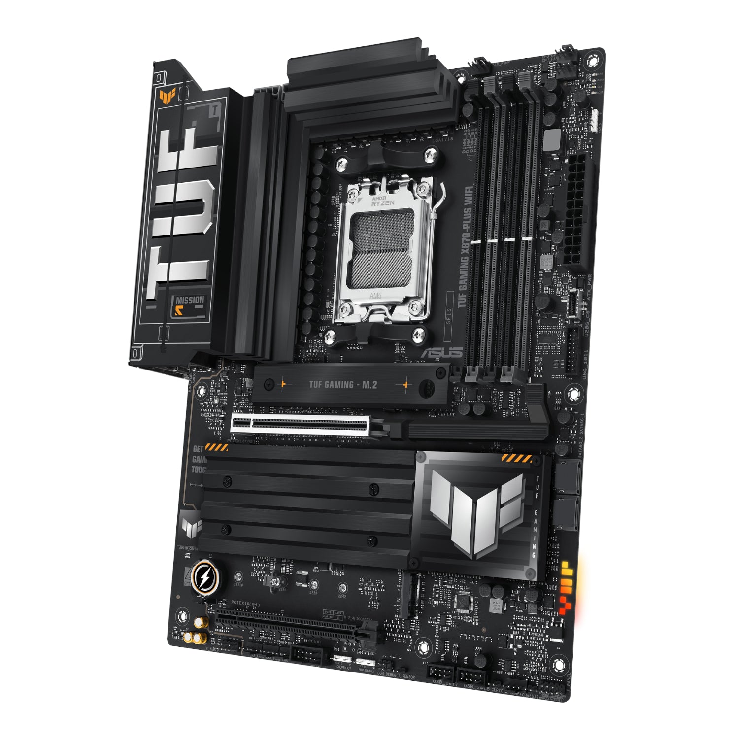 ASUS TUF Gaming X870-PLUS WIFI AMD AM5 ATX Gaming Motherboard - alternate product view 3