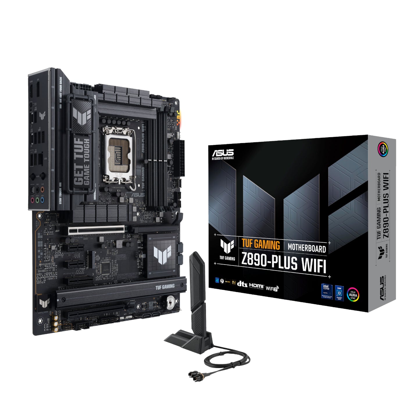 ASUS TUF Gaming Z890-PLUS WIFI Intel LGA1851 ATX Gaming Motherboard