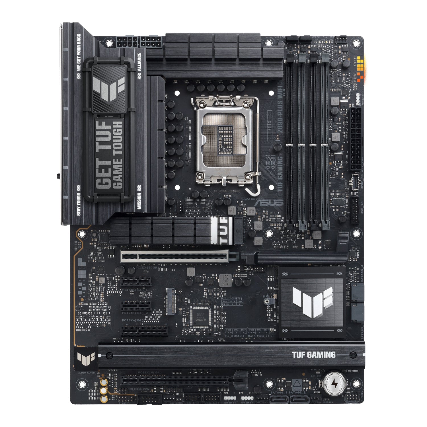 ASUS TUF Gaming Z890-PLUS WIFI Intel LGA1851 ATX Gaming Motherboard - alternate product view 2