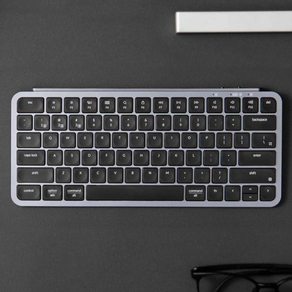 Keychron B1 Pro Ultra-Slim 75% Wireless Keyboard - Space Grey - alternate product view 6