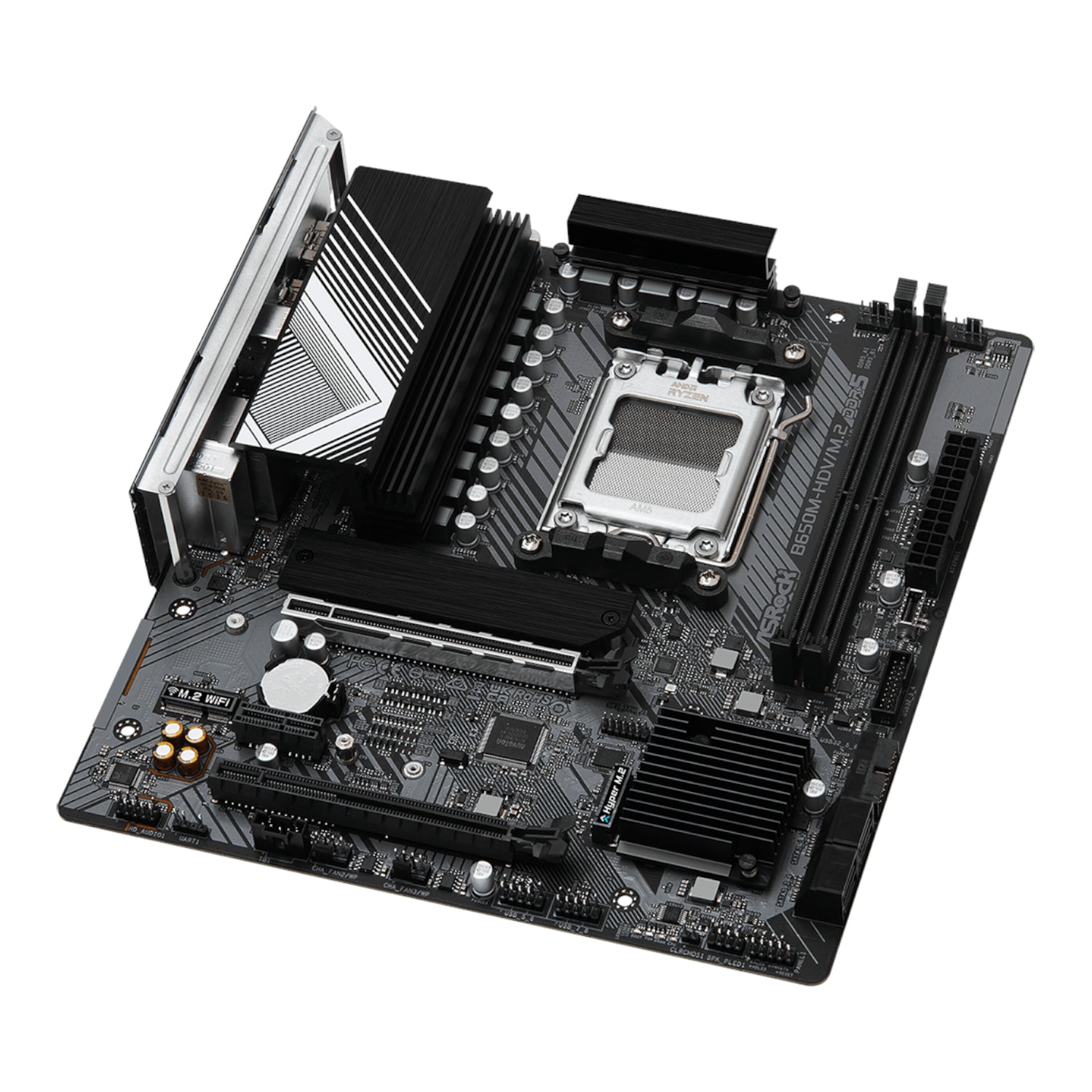 ASRock B650M-HDV/M.2 AM5 Micro-ATX Motherboard - alternate product view 3