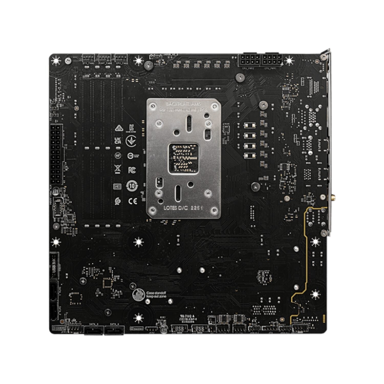MSI B650M PROJECT ZERO MotherBoard - alternate product view 3