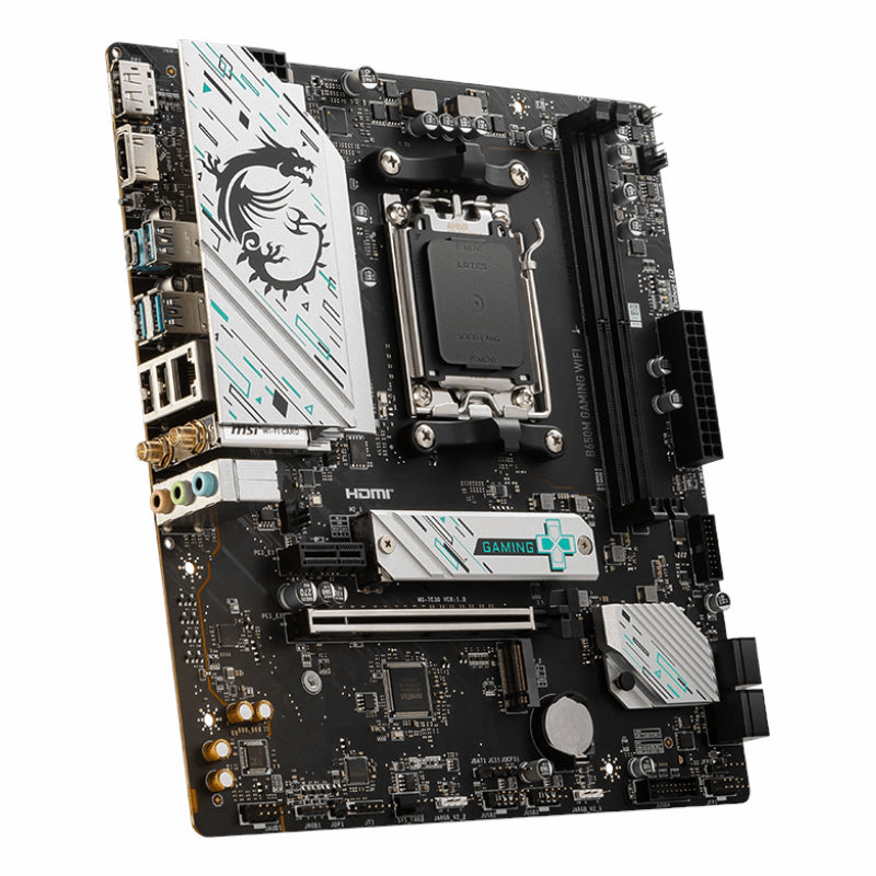 MSI B650M GAMING WIFI AMD AM5 mATX Gaming Motherboard - alternate product view 4