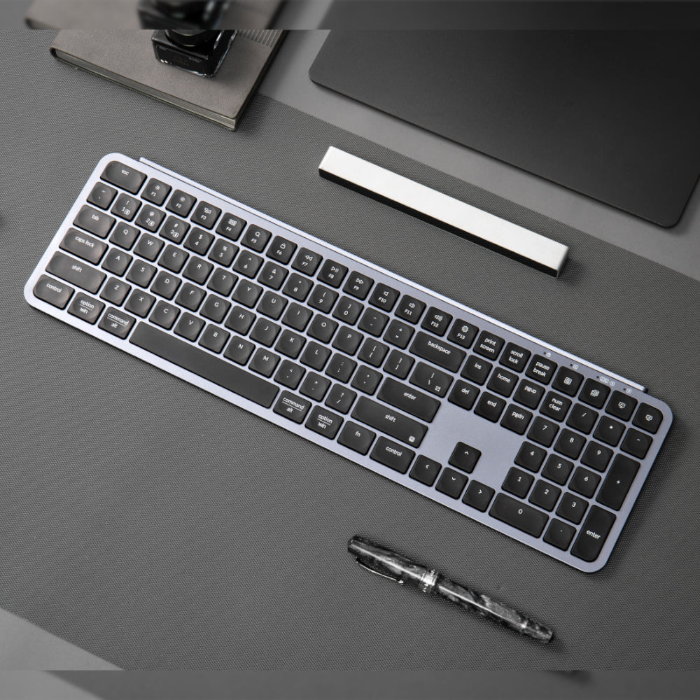 Keychron B6 Pro Ultra-Slim 100% Wireless Keyboard – Space Grey - alternate product view 4