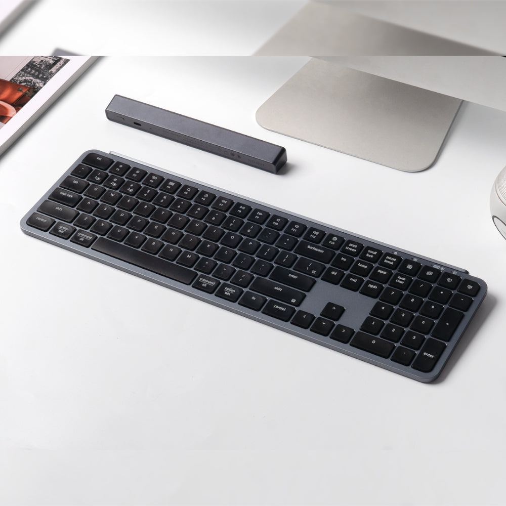 Keychron B6 Pro Ultra-Slim 100% Wireless Keyboard – Space Grey - alternate product view 5