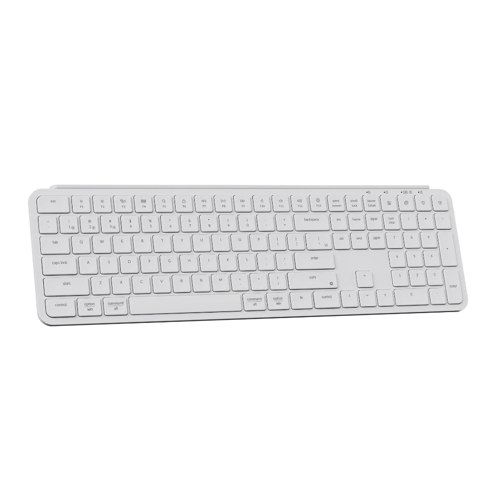Keychron B6 Pro Ultra-Slim 100% Wireless Keyboard – Ivory White - alternate product view 2