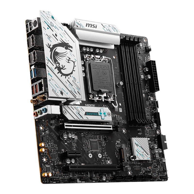 MSI B760M GAMING PLUS WIFI DDR5 Intel LGA1700 M-ATX Gaming Motherboard - alternate product view 4
