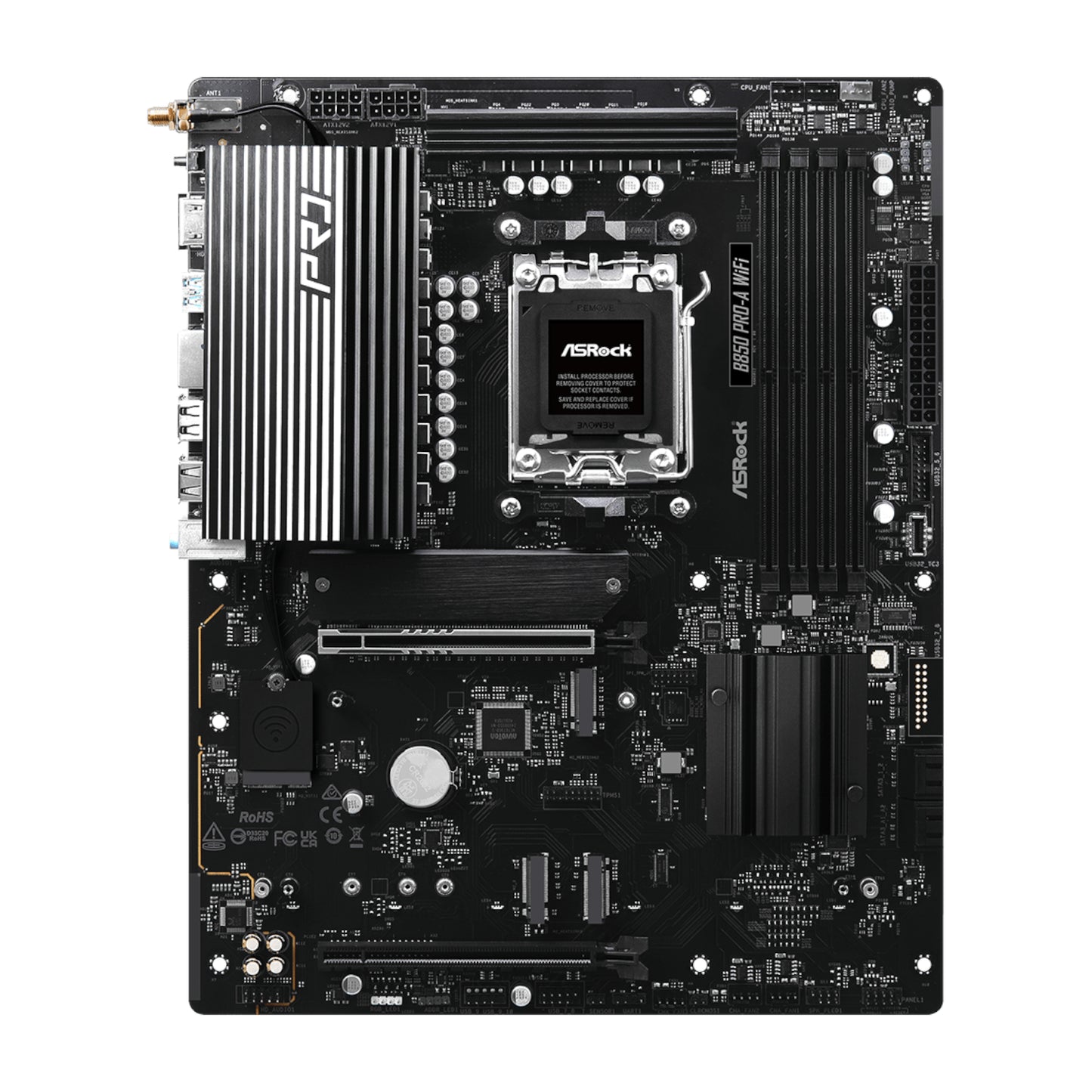 ASRock B850 Pro-A Wi-Fi AM5 ATX Motherboard - alternate product view 2