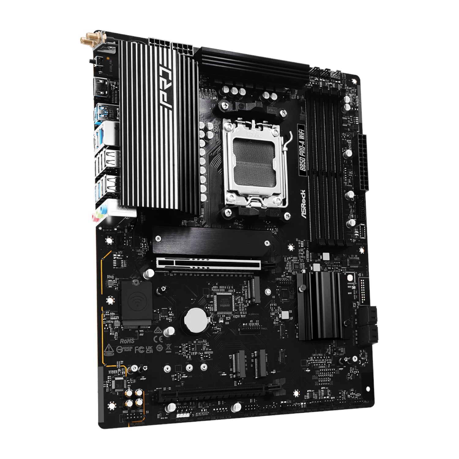 ASRock B850 Pro-A Wi-Fi AM5 ATX Motherboard - alternate product view 3