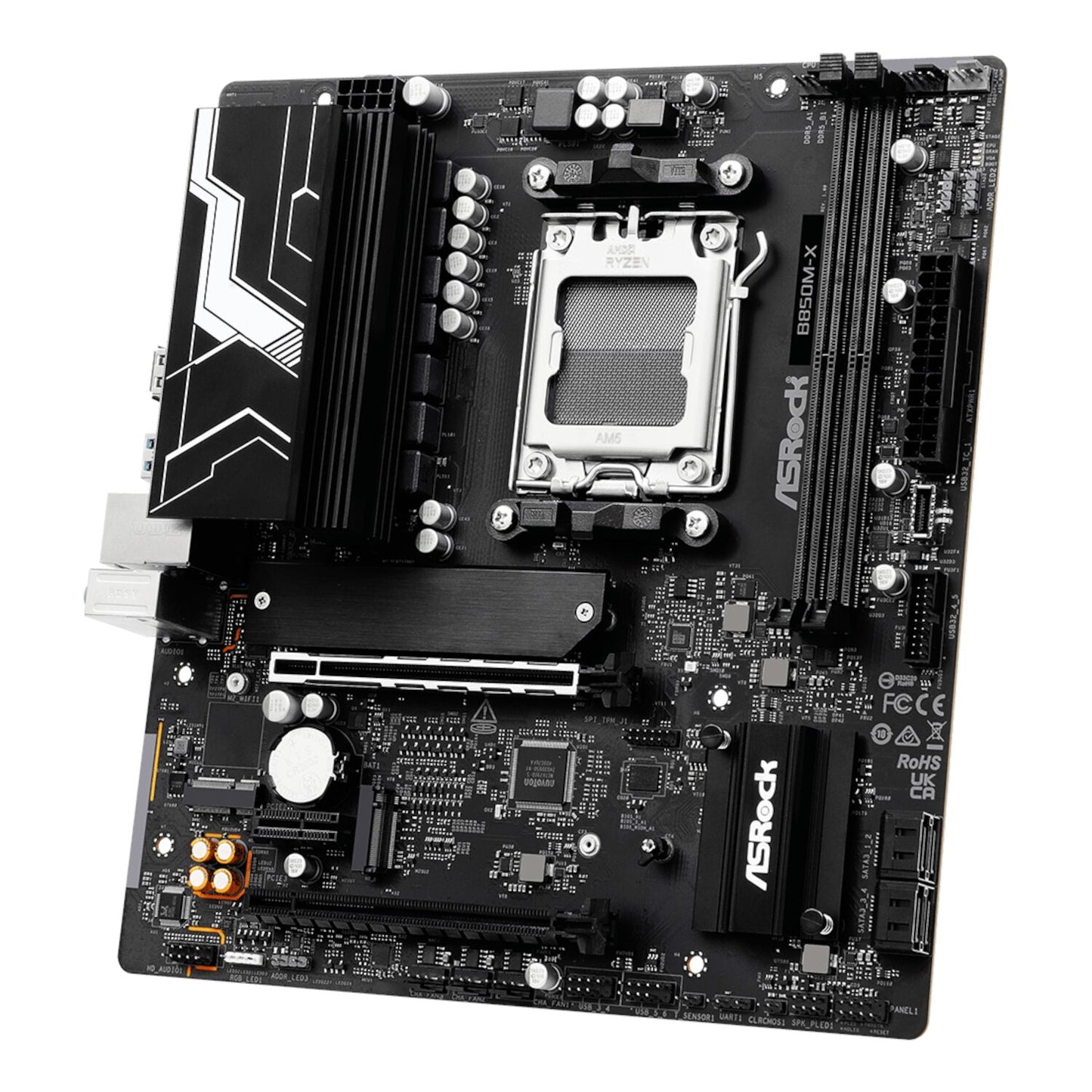 ASRock B850M-X WiFi AM5 Micro ATX Motherboard (DDR5, PCIe 5.0, Wi-Fi 6E) - alternate product view 5