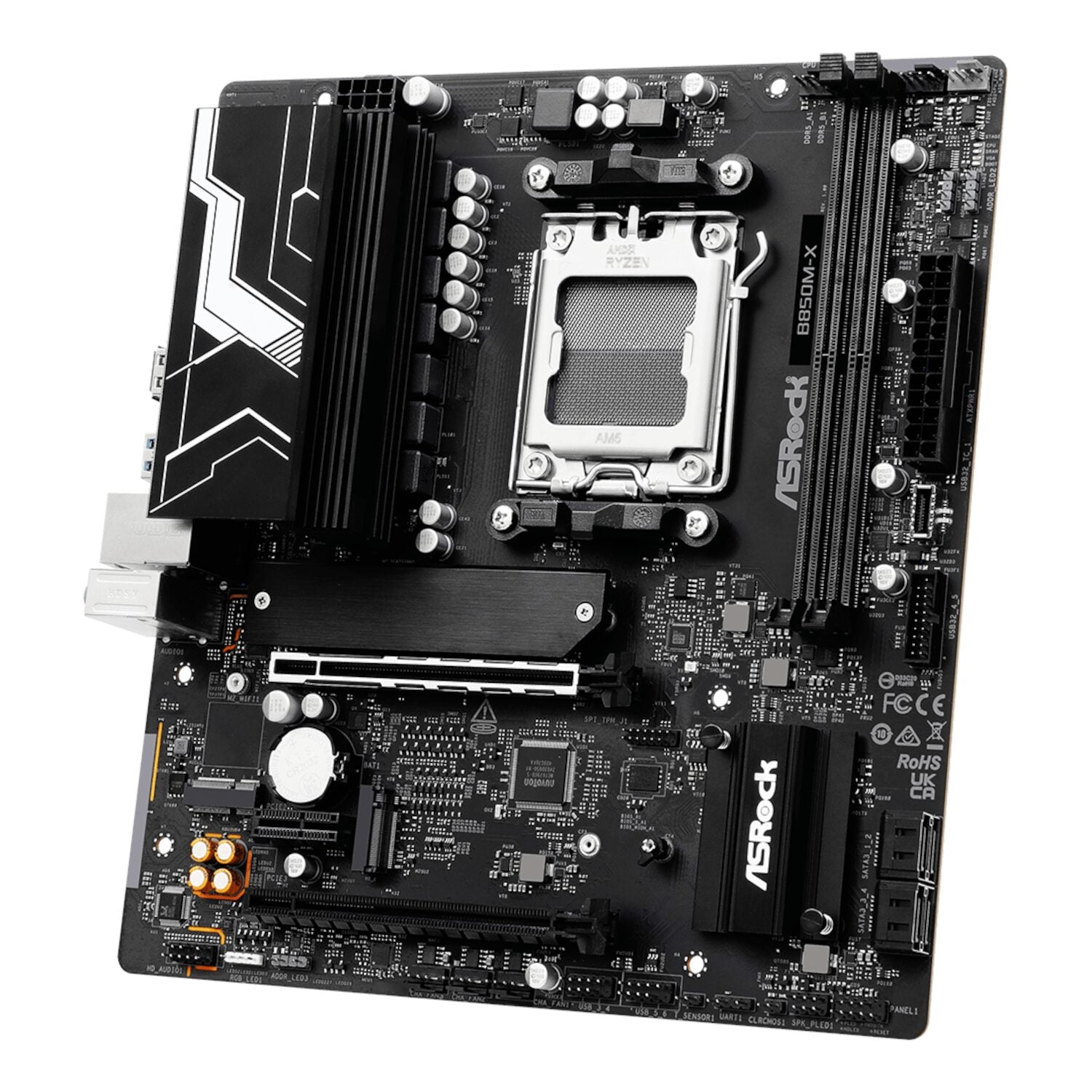 ASRock B850M-X WiFi AM5 Micro ATX Motherboard (DDR5, PCIe 5.0, Wi-Fi 6E) - alternate product view 5