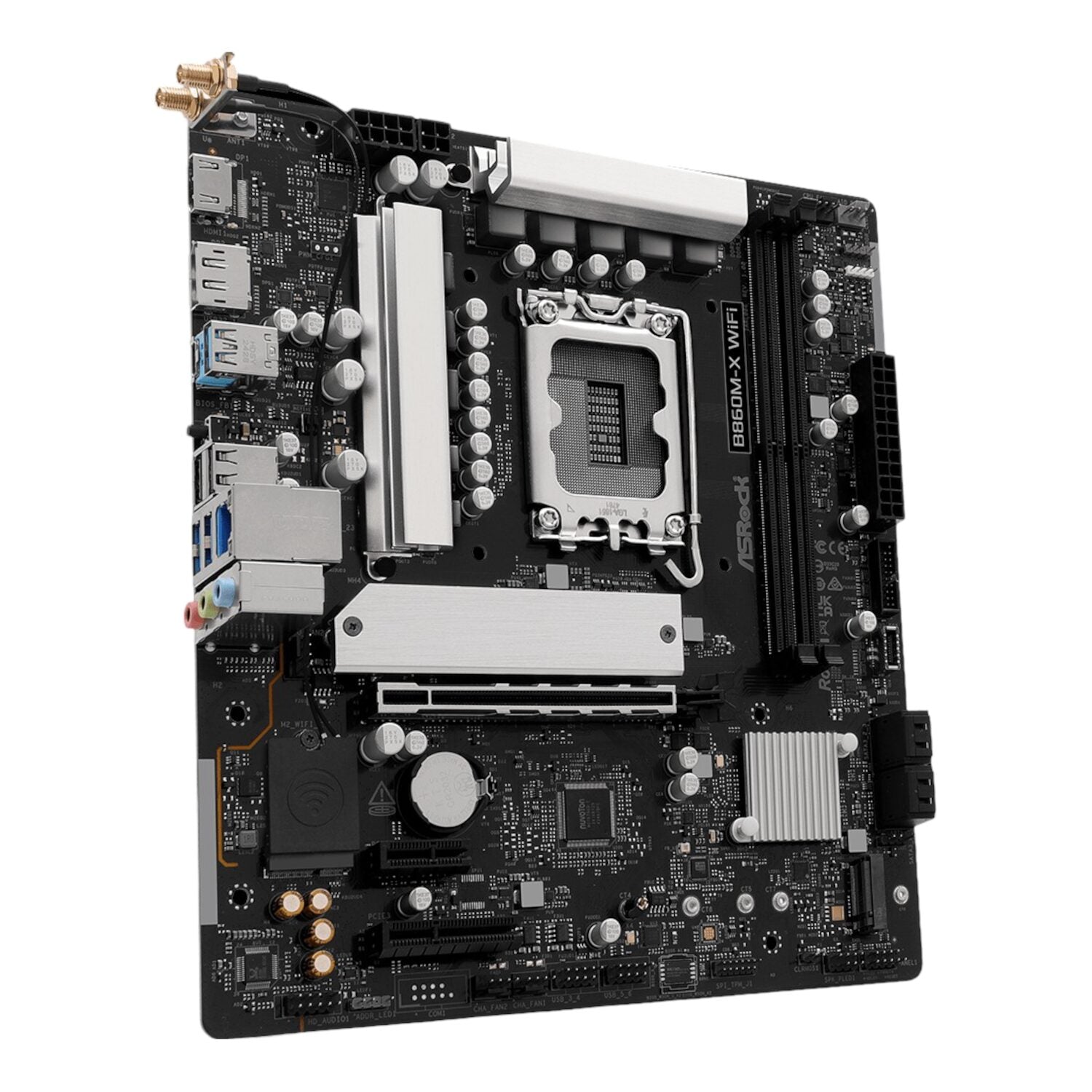 ASRock B860M-X Micro ATX DDR5 Motherboard (PCIe 5 and Wi-Fi 6E) - alternate product view 4