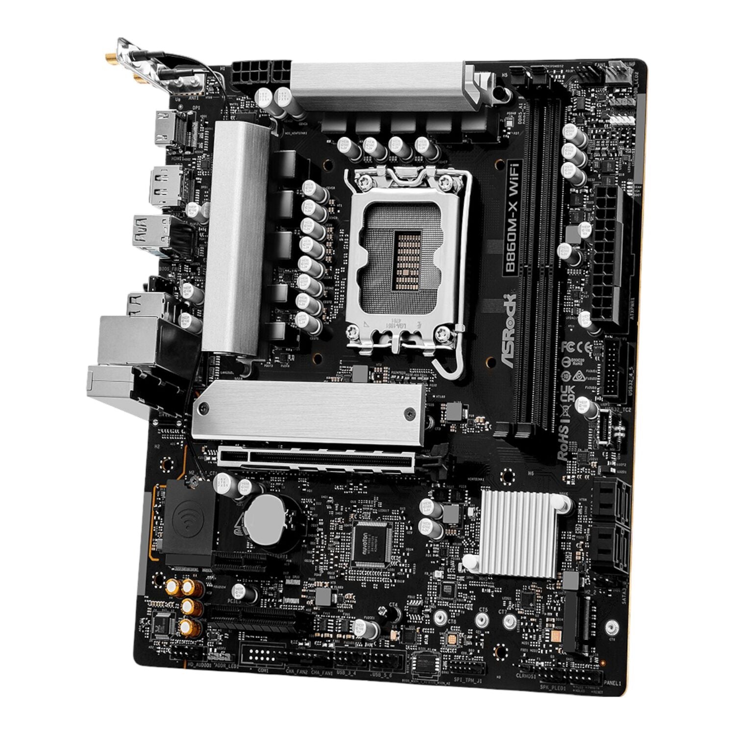 ASRock B860M-X Micro ATX DDR5 Motherboard (PCIe 5 and Wi-Fi 6E) - alternate product view 5