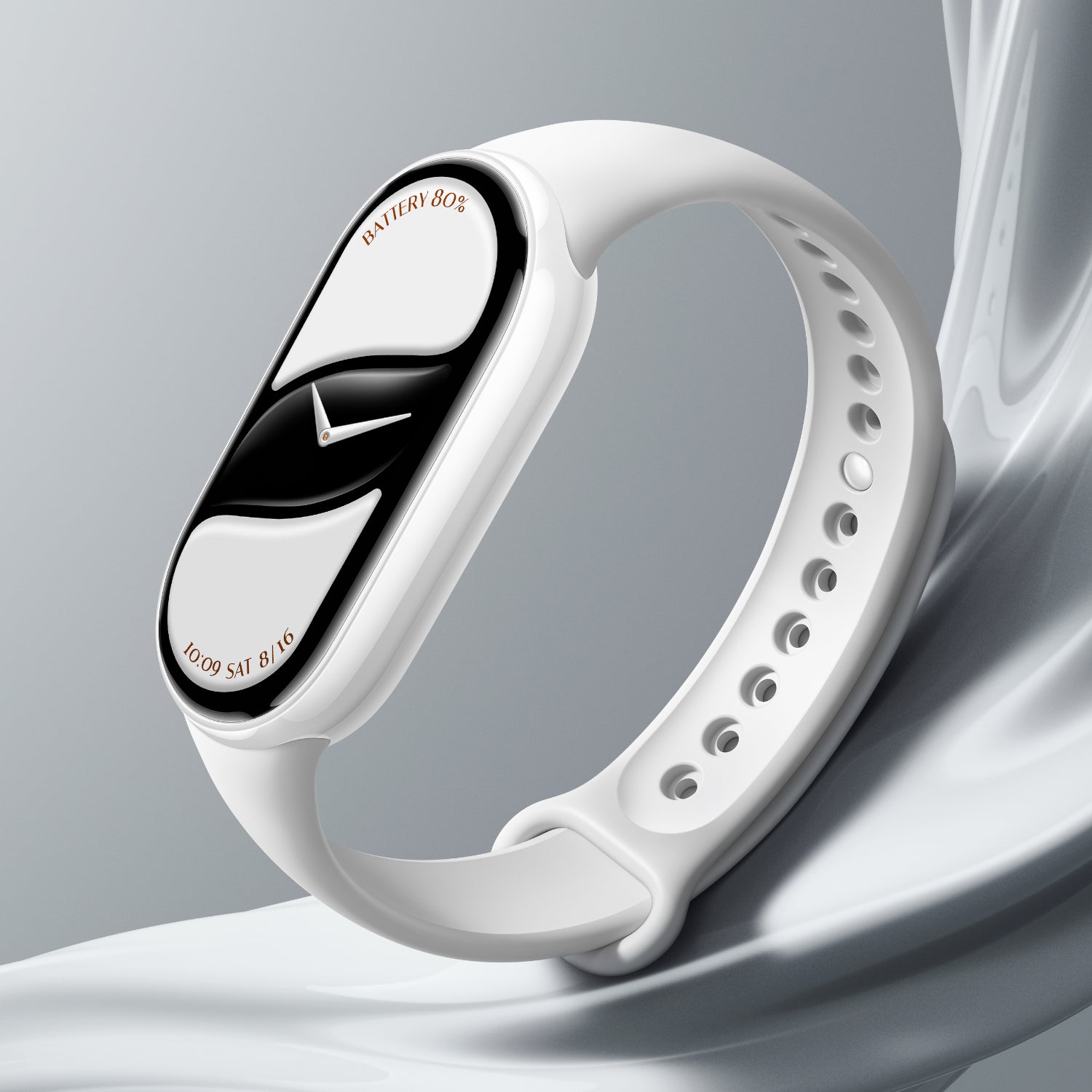 Xiaomi Smart Band 10 Ceramic Edition - White - alternate product view 4